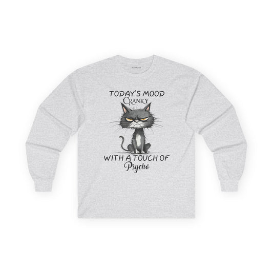 Today's Moody Cat Unisex Ultra Cotton Long Sleeve Tee