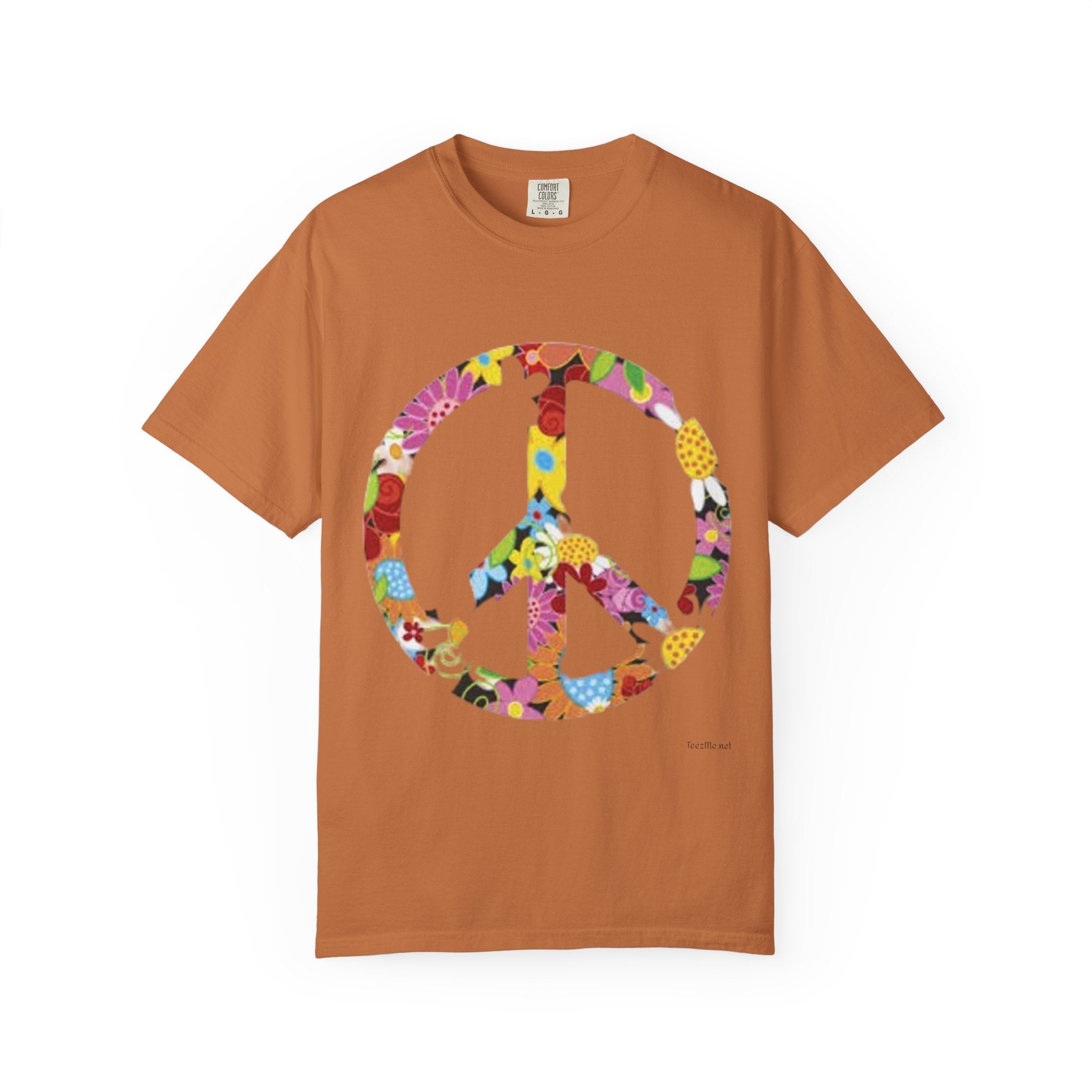Peace Sign Unisex Garment-Dyed T-shirt
