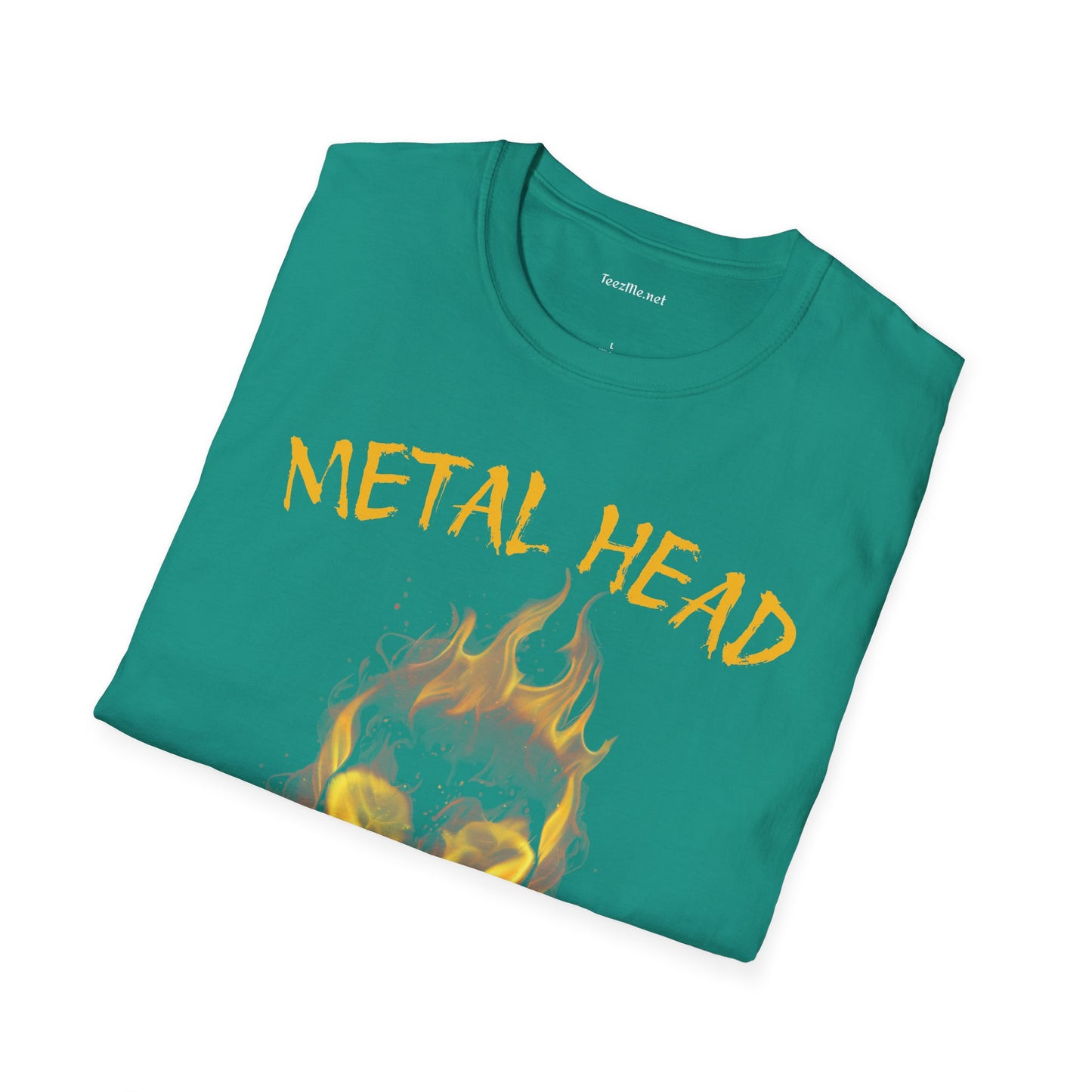 Metal Head - Unisex Softstyle T-Shirt 100% Cotton Graphic