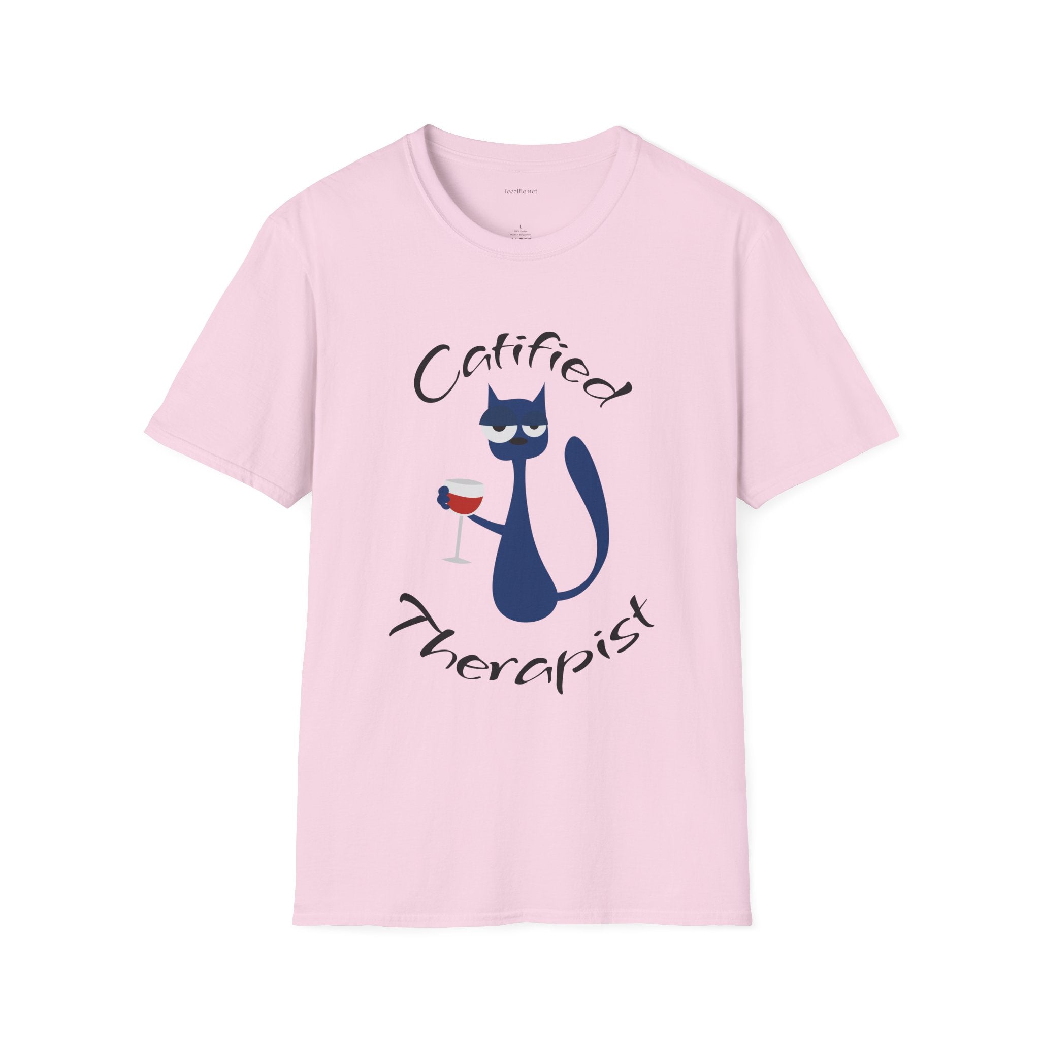 Catified Therapist - Unisex Softstyle T-Shirt 100% Cotton Graphic