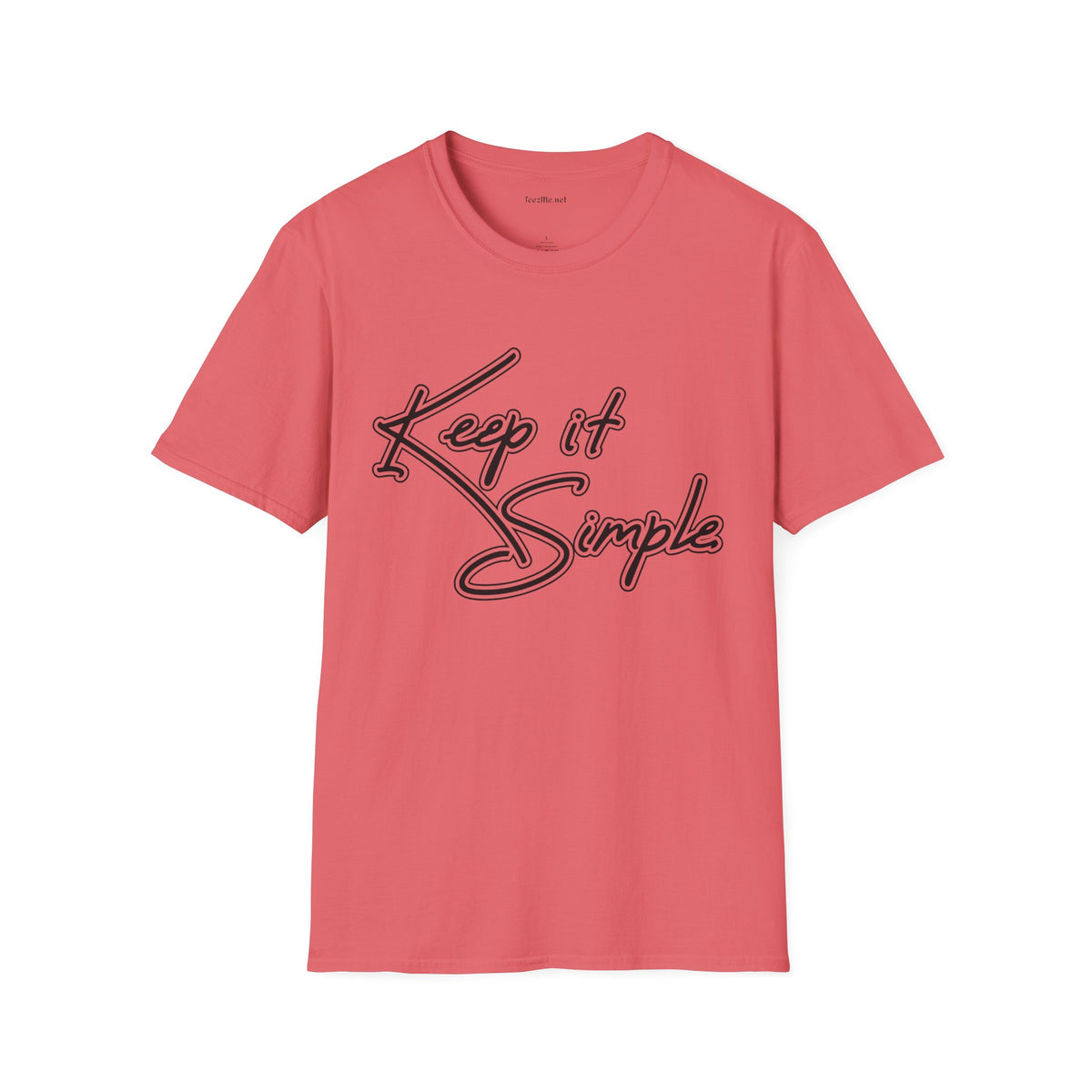 Keep It Simple T-Shirt — Minimalist Script Graphic Tee