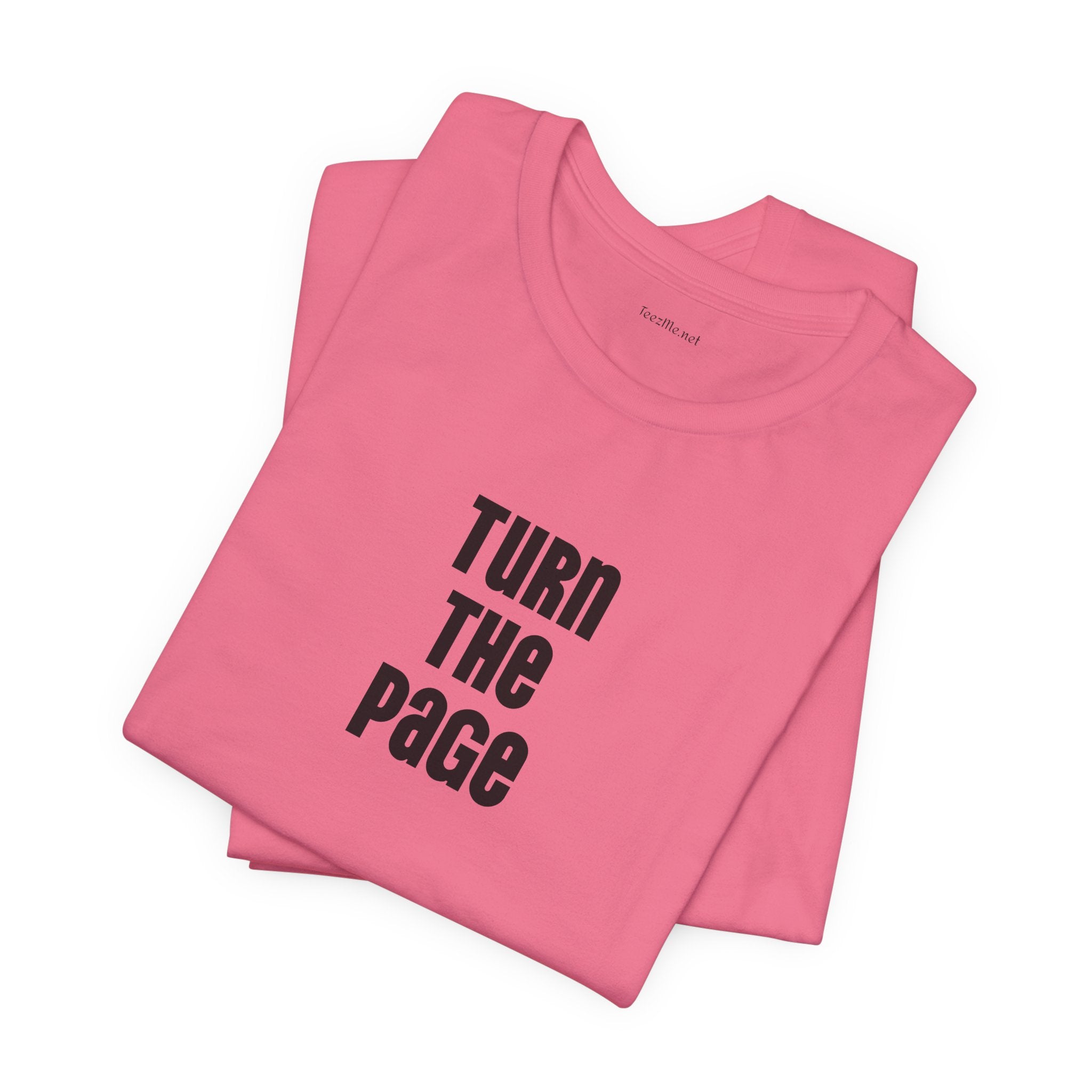 Turn the Page - Unisex Jersey Short Sleeve Tee
