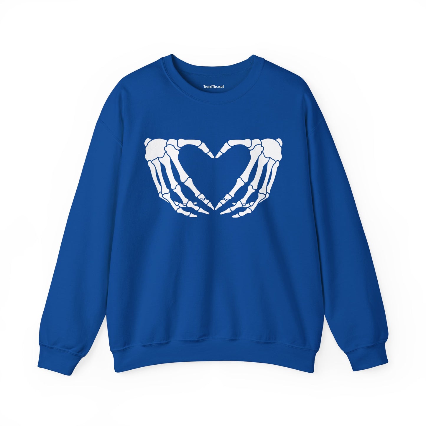 Skeleton Heart Hand Unisex Heavy Blend™ Crewneck Sweatshirt