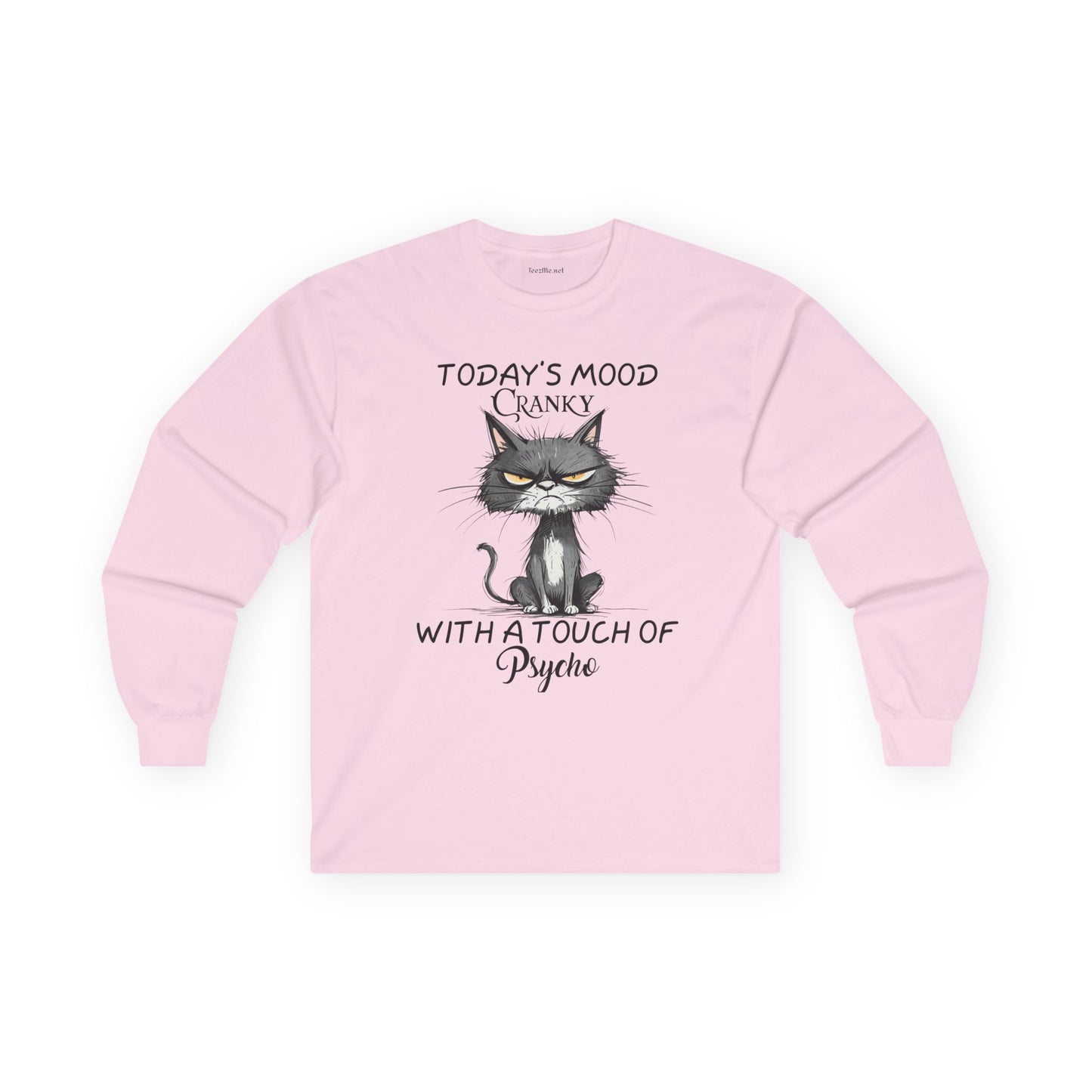 Today's Moody Cat Unisex Ultra Cotton Long Sleeve Tee