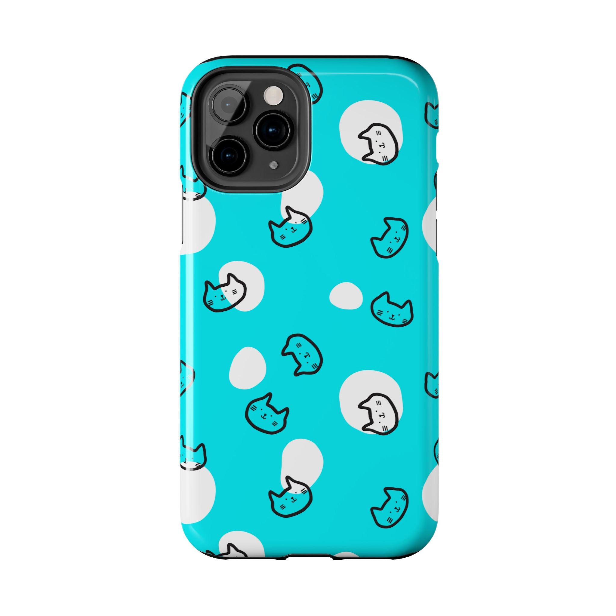 Cute Cat Pattern Cell Phone Case Tough Phone Cases