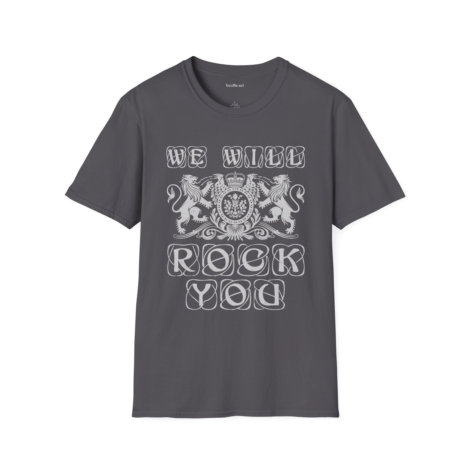 We Will Rock You Unisex SoftStyle T-Shirt 100% Cotton Graphic Music