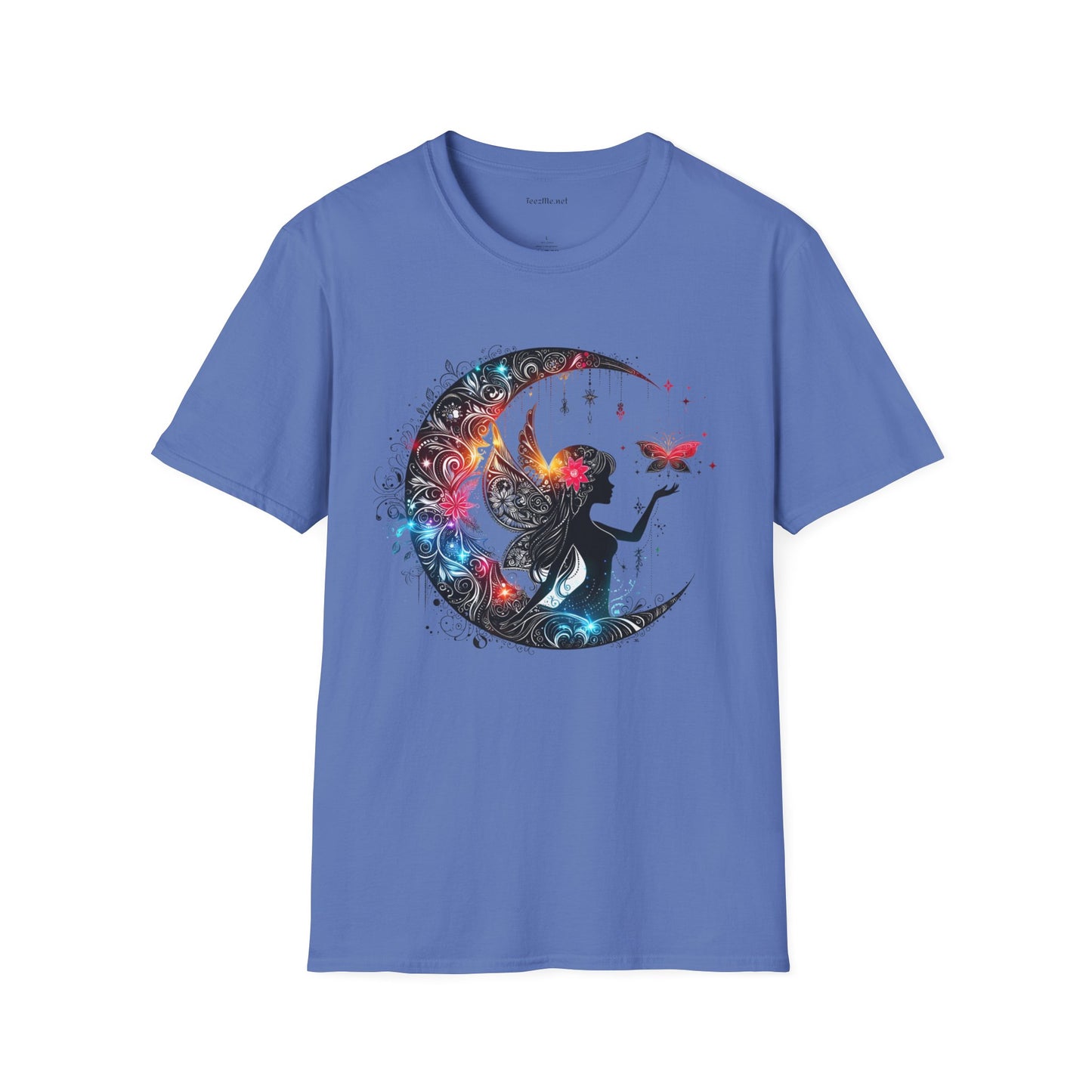 Moon Fairy 03 Unisex Soft Style T-Shirt 100% Cotton Graphic