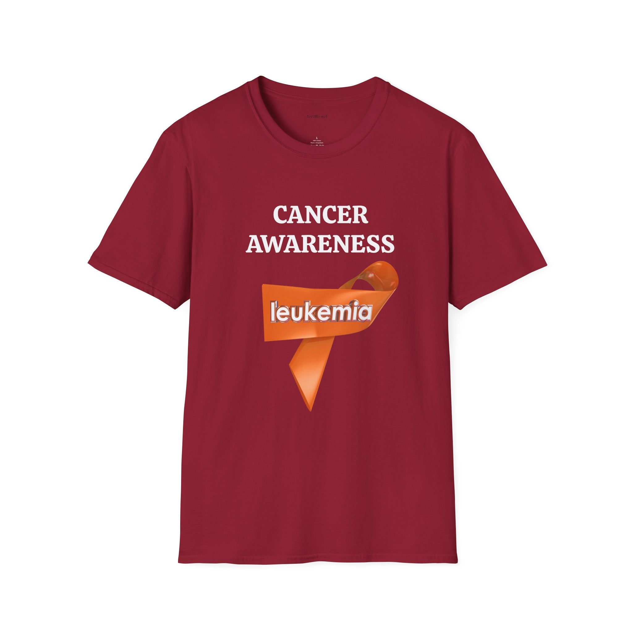 Leukemia Cancer Awareness - Unisex Softstyle T-Shirt 100% Cotton Graphic