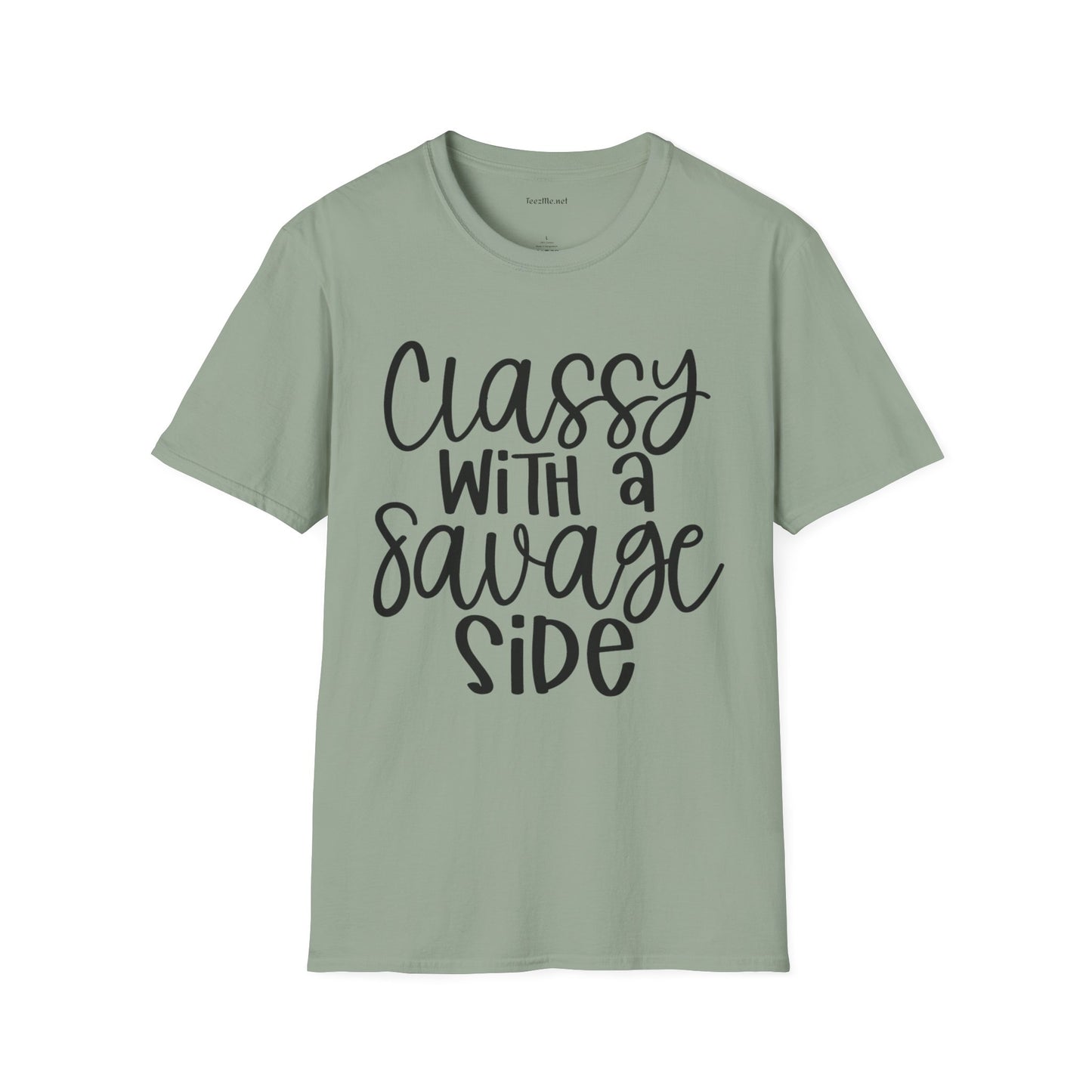 Classy with a Savage Side Unisex Softstyle T-Shirt 100% Cotton