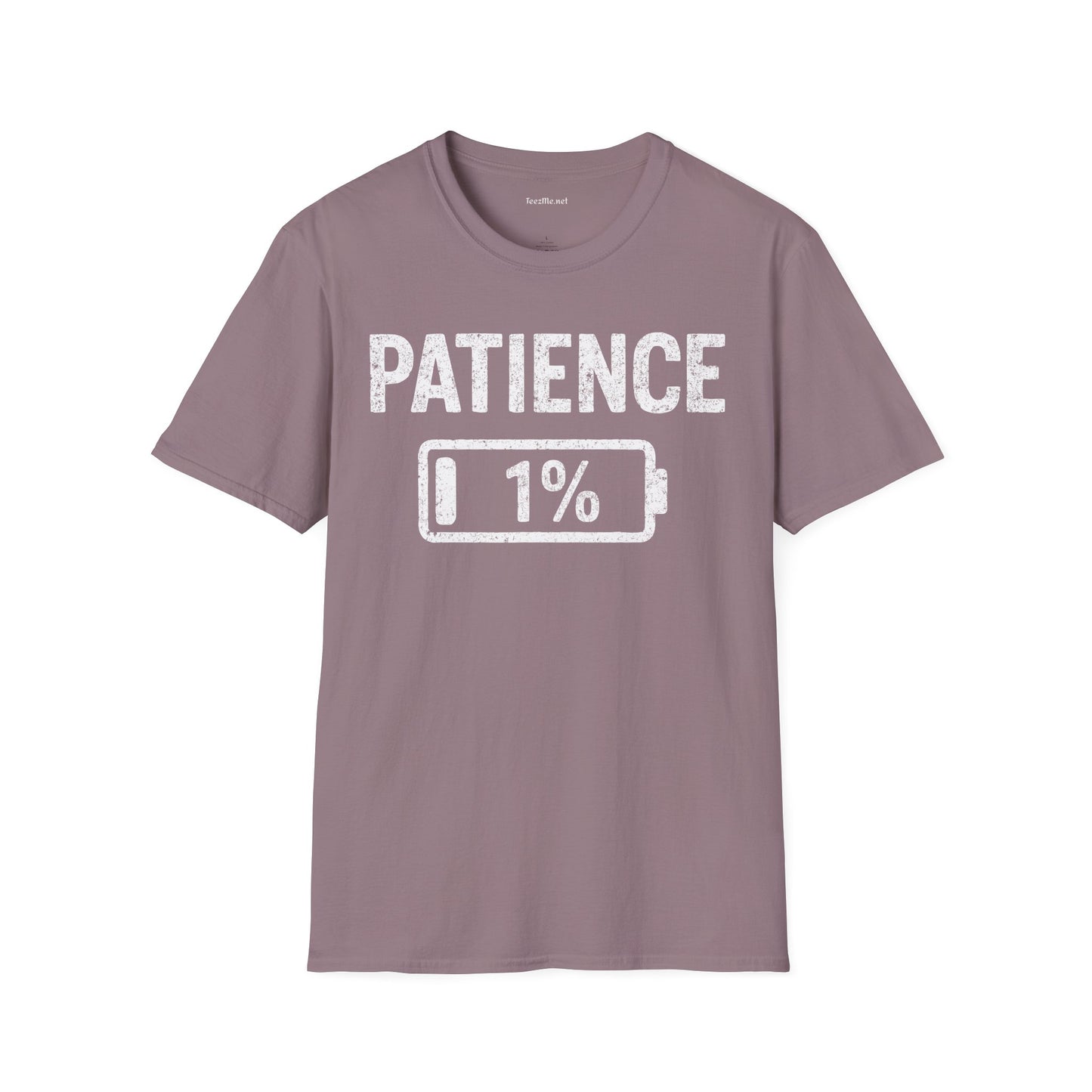 Patience 1% Unisex Softstyle T-Shirt 100% Cotton