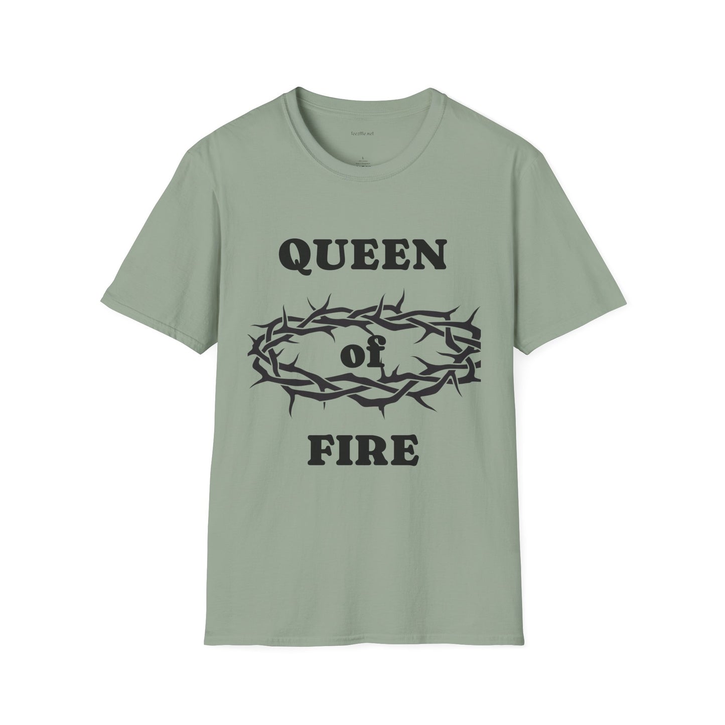 Queen of Fire - Unisex Softstyle T-Shirt 100% Cotton Graphic