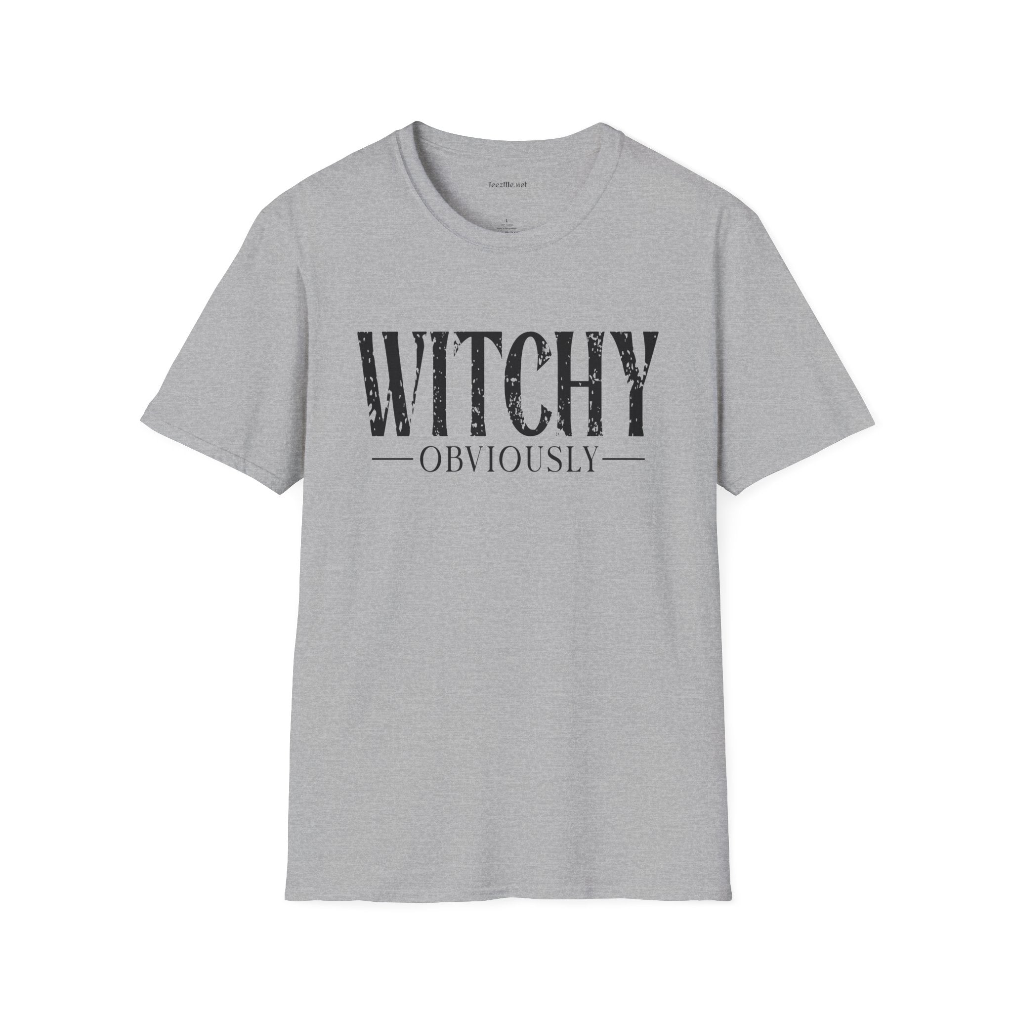 Witchy Obviously Tee — Halloween Witch T-Shirt for Women & Men