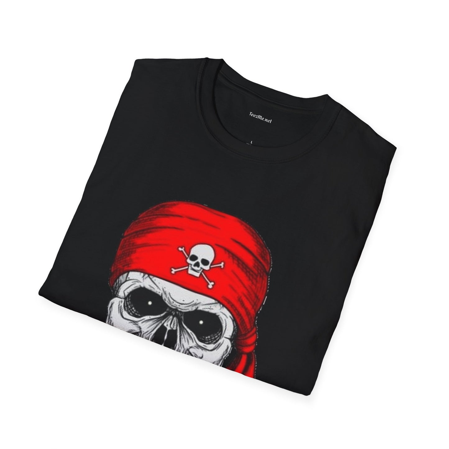 Pirate- Unisex Softstyle T-Shirt 100% Cotton Graphic