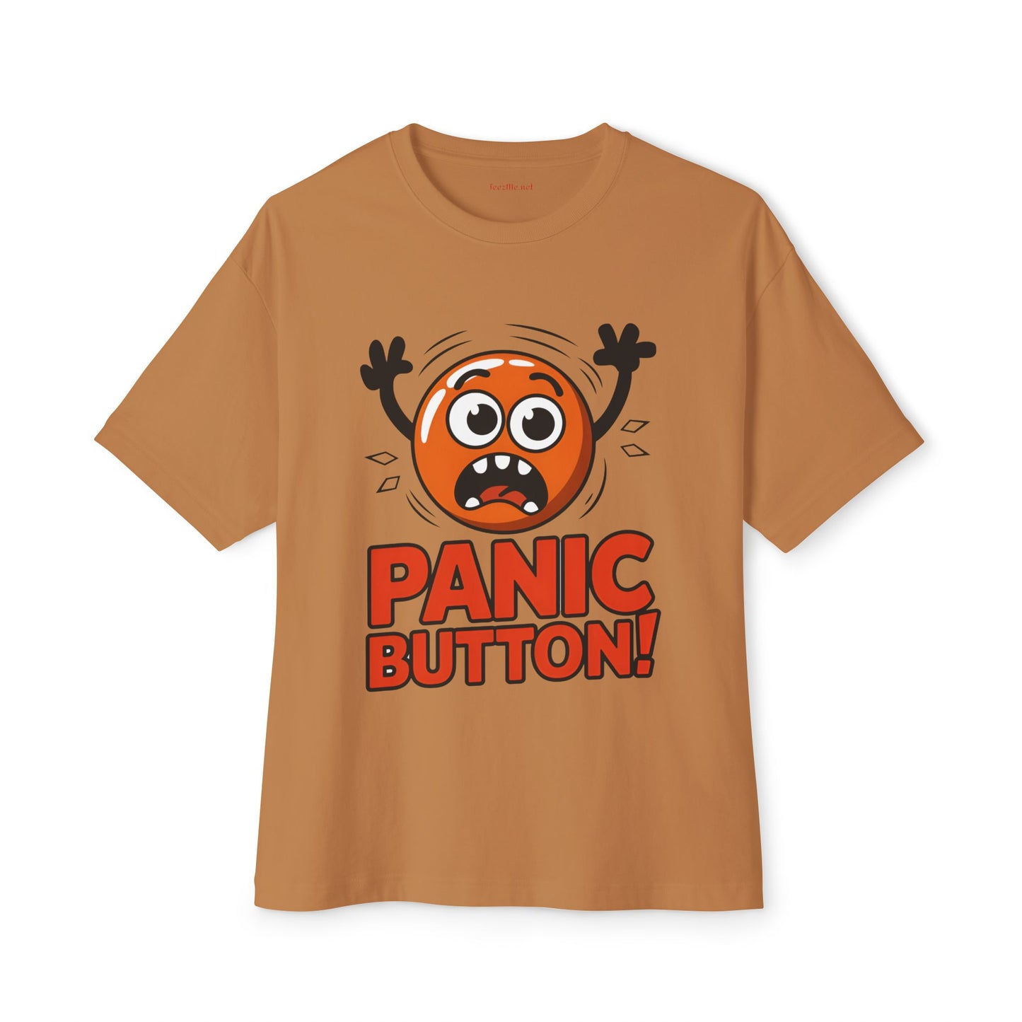 Panic Button Unisex Oversized Boxy Tee