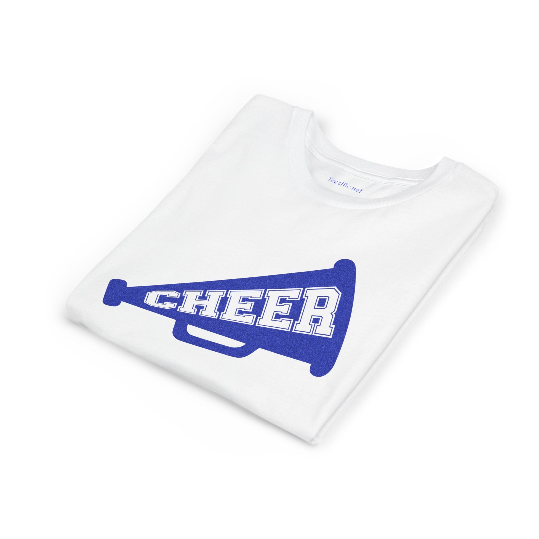 Youth Cheer Megaphone Tee – Kids Cheerleading Shirt