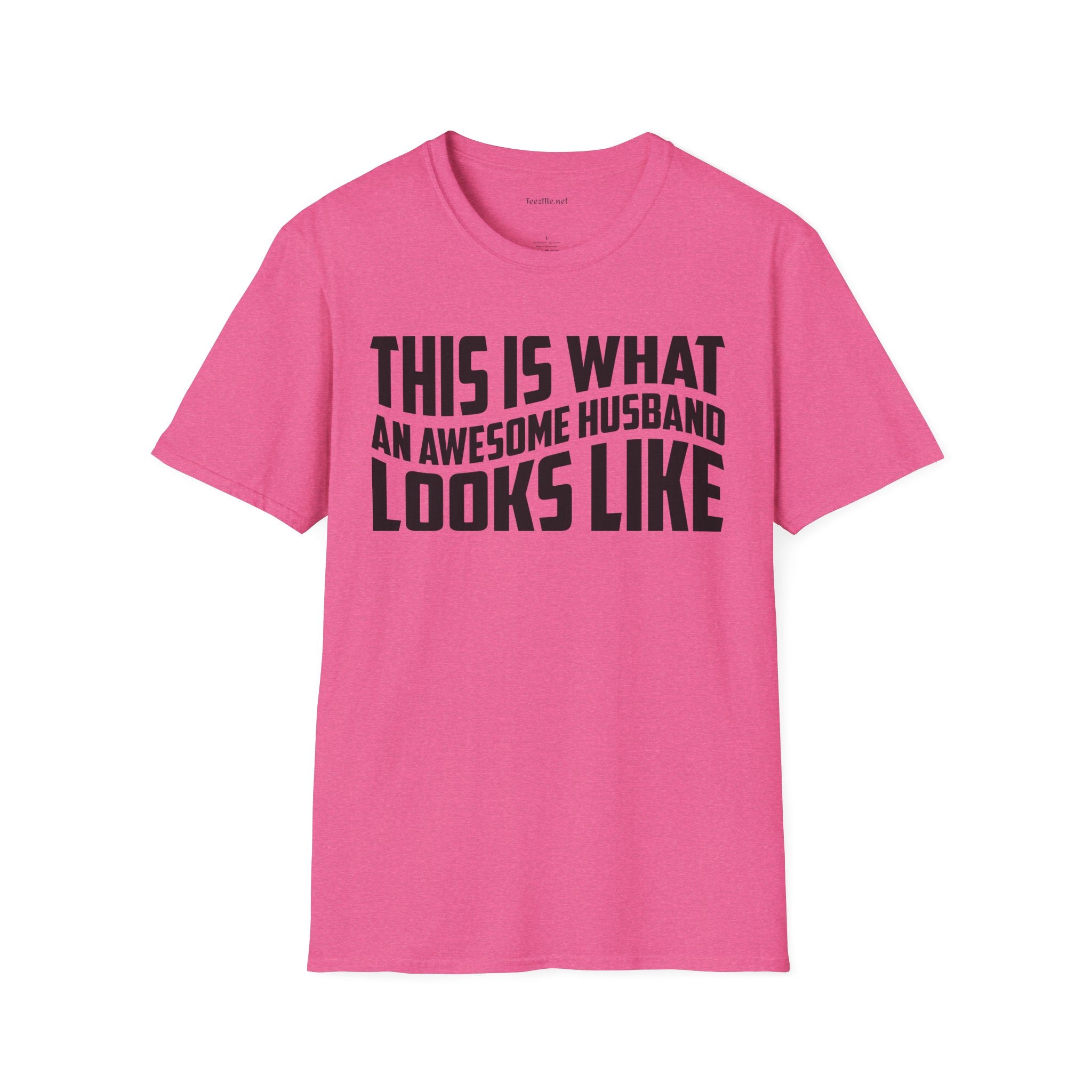 This Is What An Awesome Husband Looks Like Unisex Soft Style T-Shirt 100% Cotton Graphic