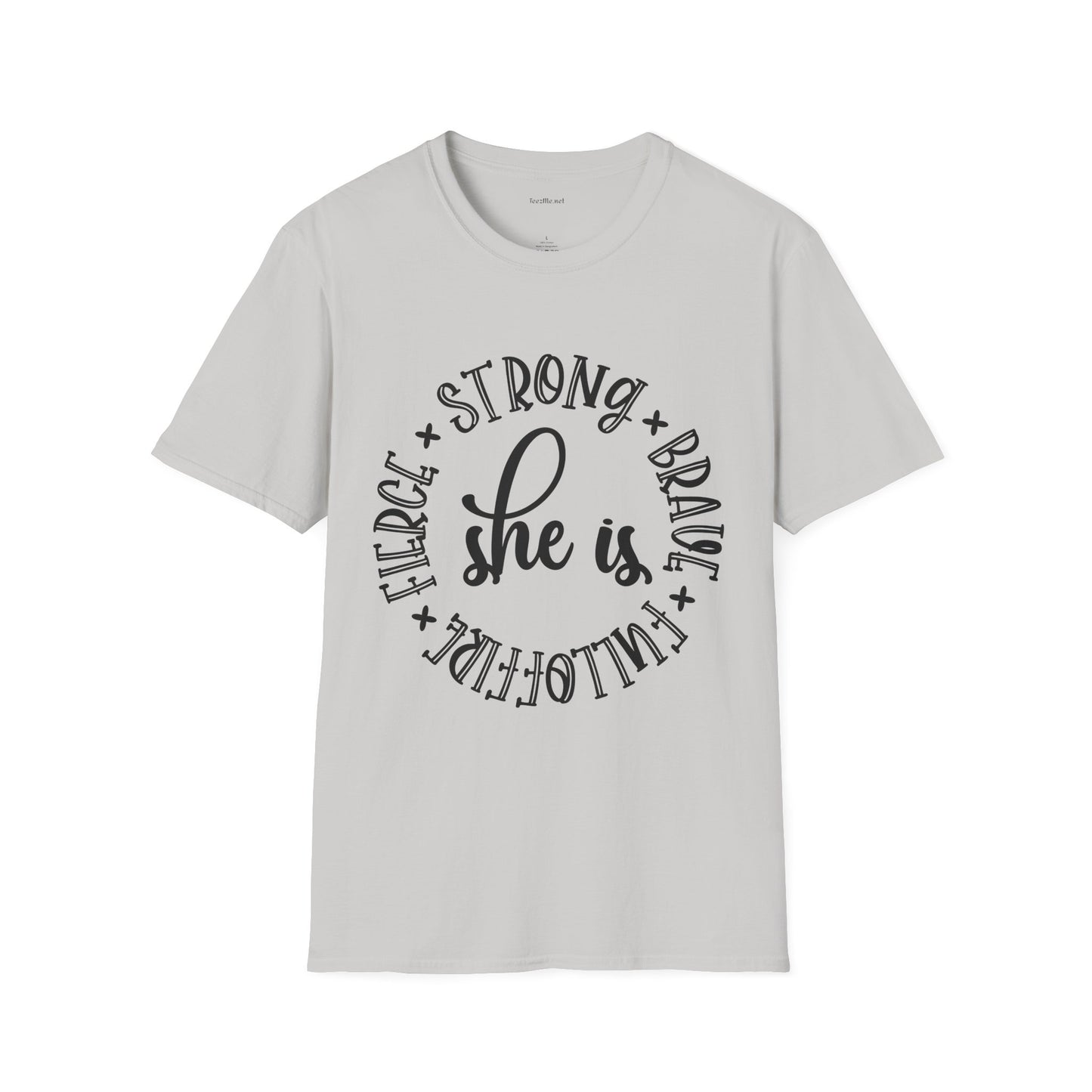 She is Strong - Unisex Softstyle T-Shirt 100% Cotton Graphic