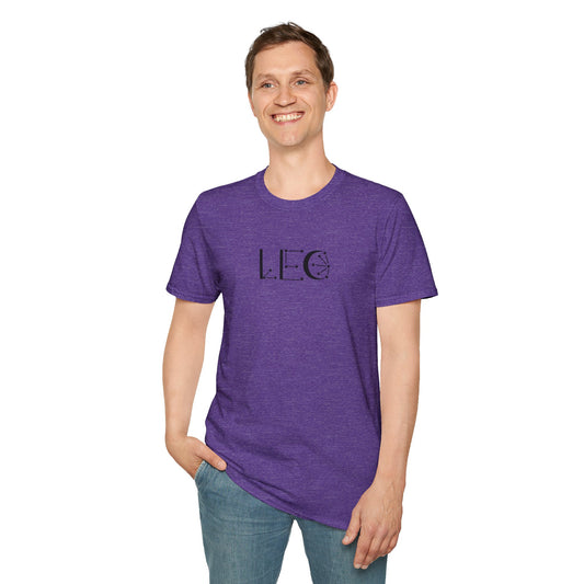 Leo Zodiac - Unisex Softstyle T-Shirt 100% Cotton Graphic