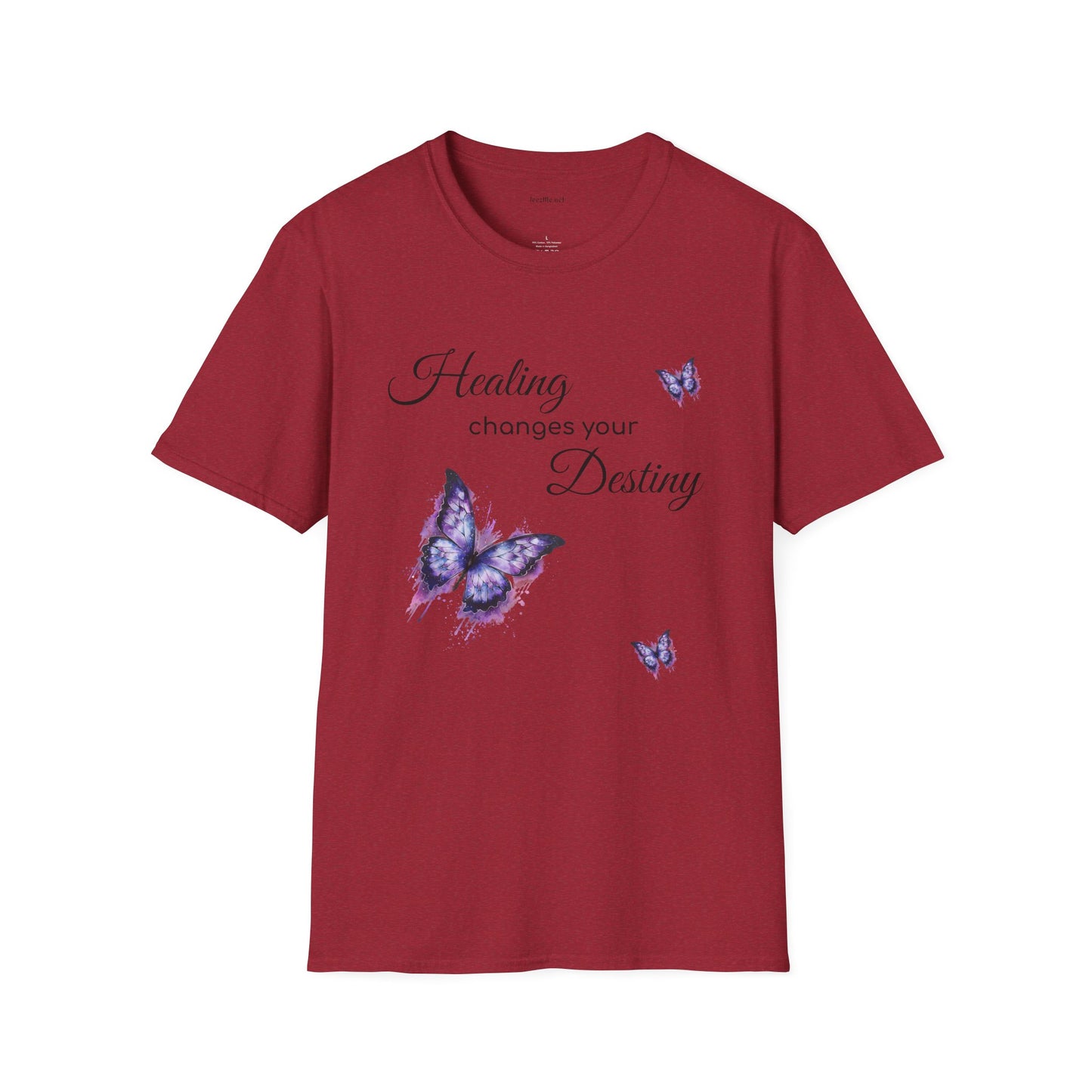 Healing changes your Destiny Unisex Softstyle T-Shirt 100% Cotton Graphic