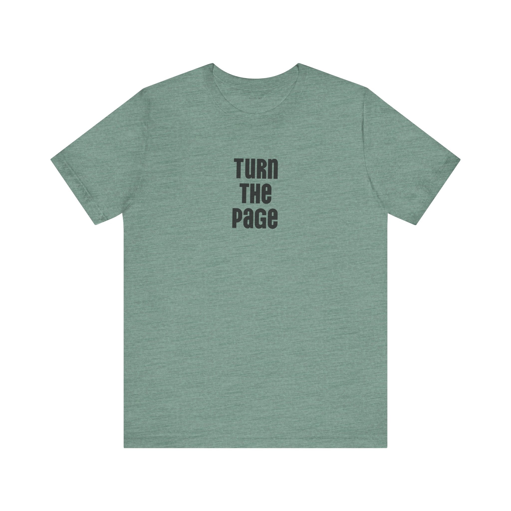 Turn the Page - Unisex Jersey Short Sleeve Tee