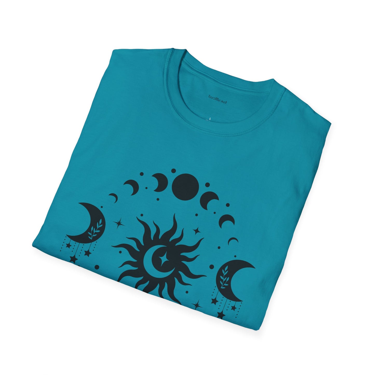 Sun and Moon  - Unisex Softstyle T-Shirt 100% Cotton Graphic
