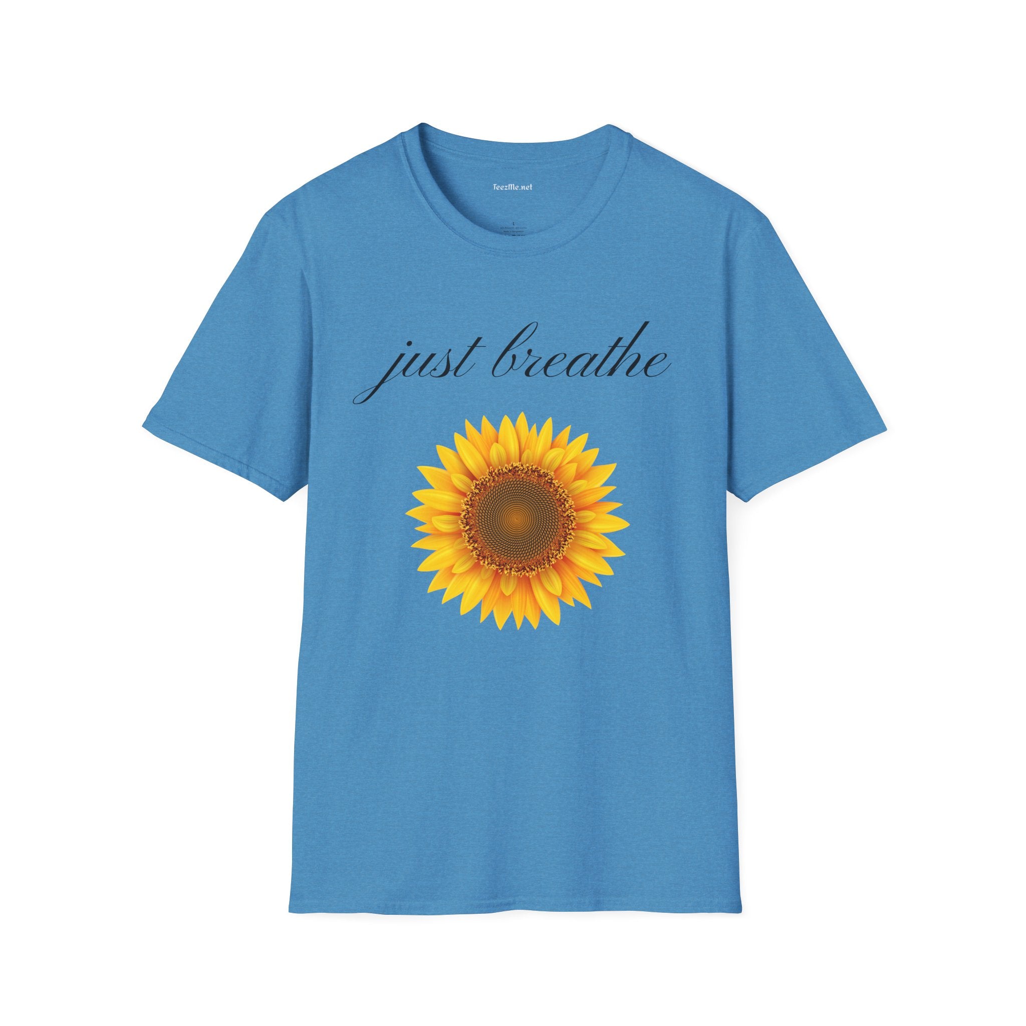 Just breathe - Unisex Softstyle T-Shirt 100% Cotton Graphic