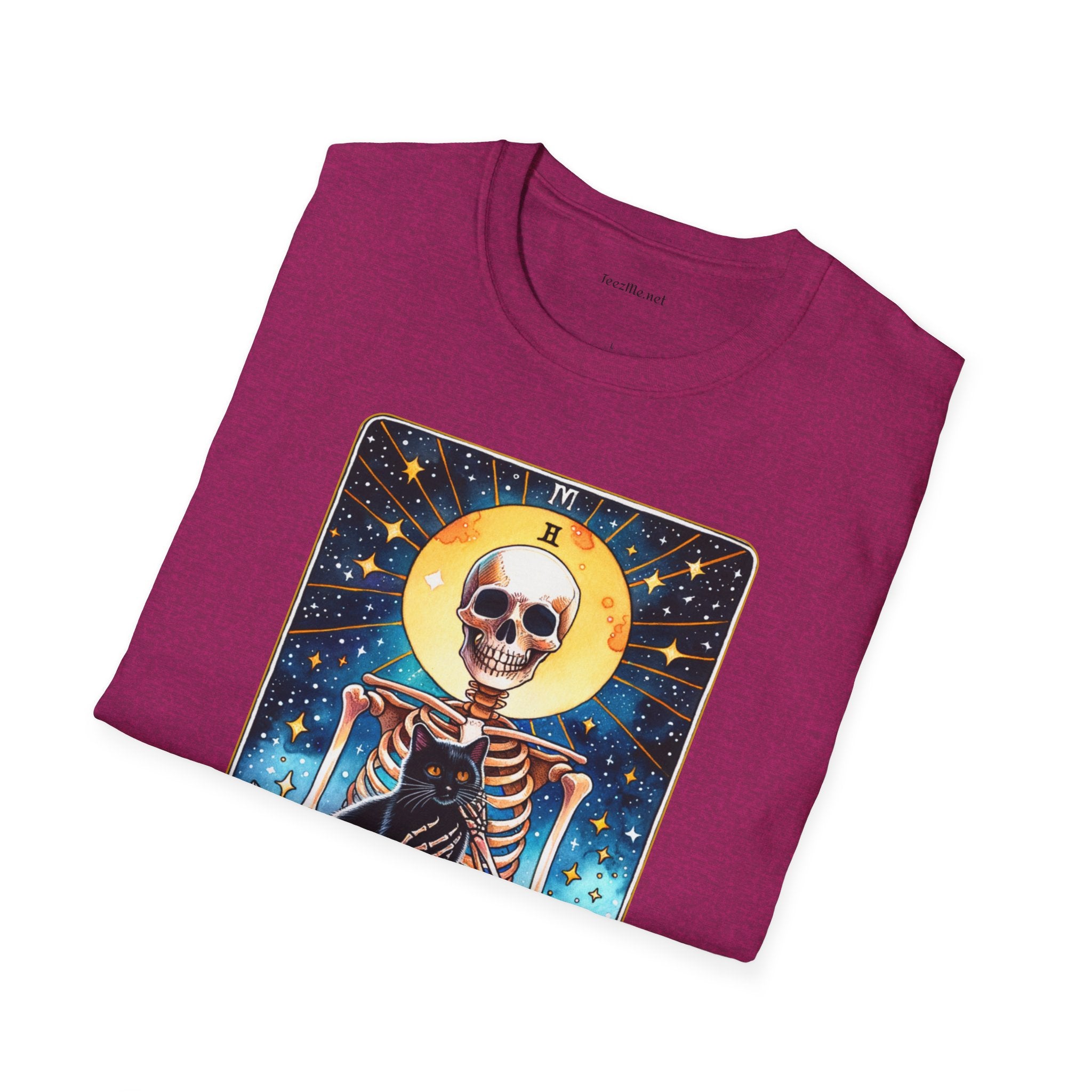 The Cat Lover Tarot Unisex Softstyle T-Shirt 100% Cotton Graphic