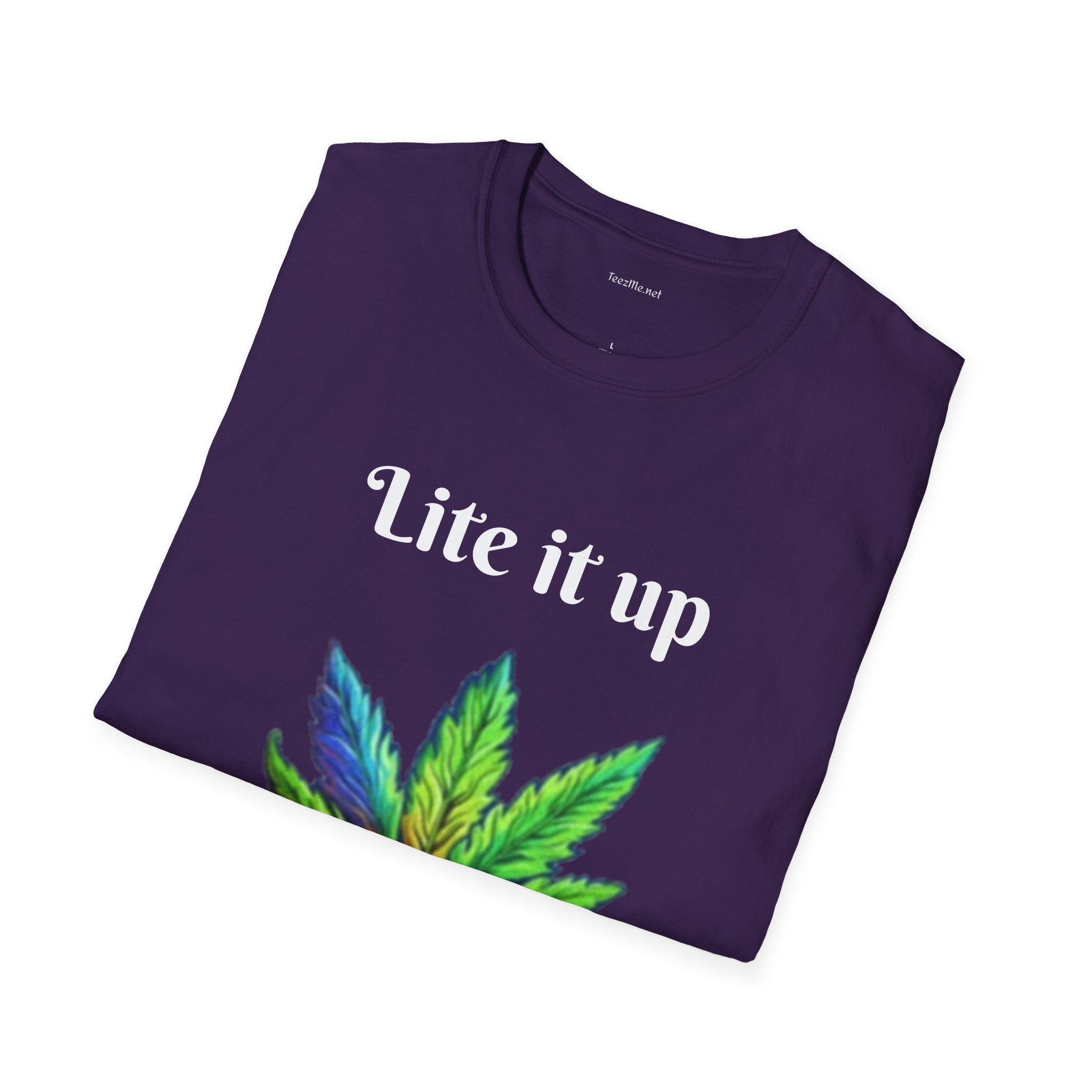 Lite it up - Unisex Softstyle T-Shirt 100% Cotton Graphic