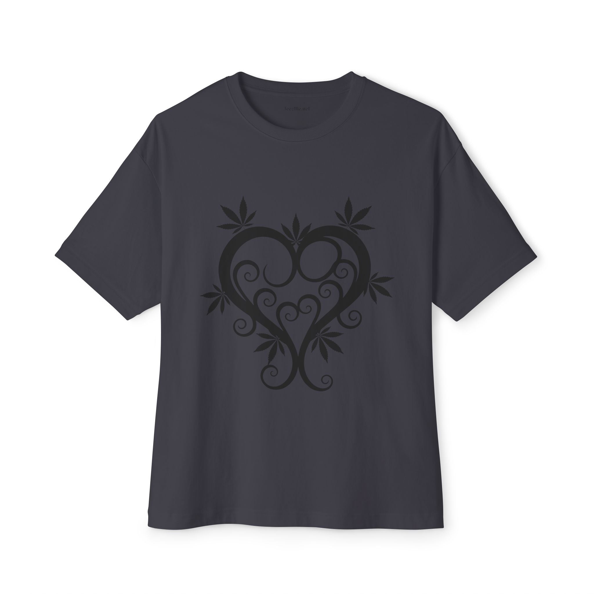 Weed Heart - Unisex Oversized Boxy Tee