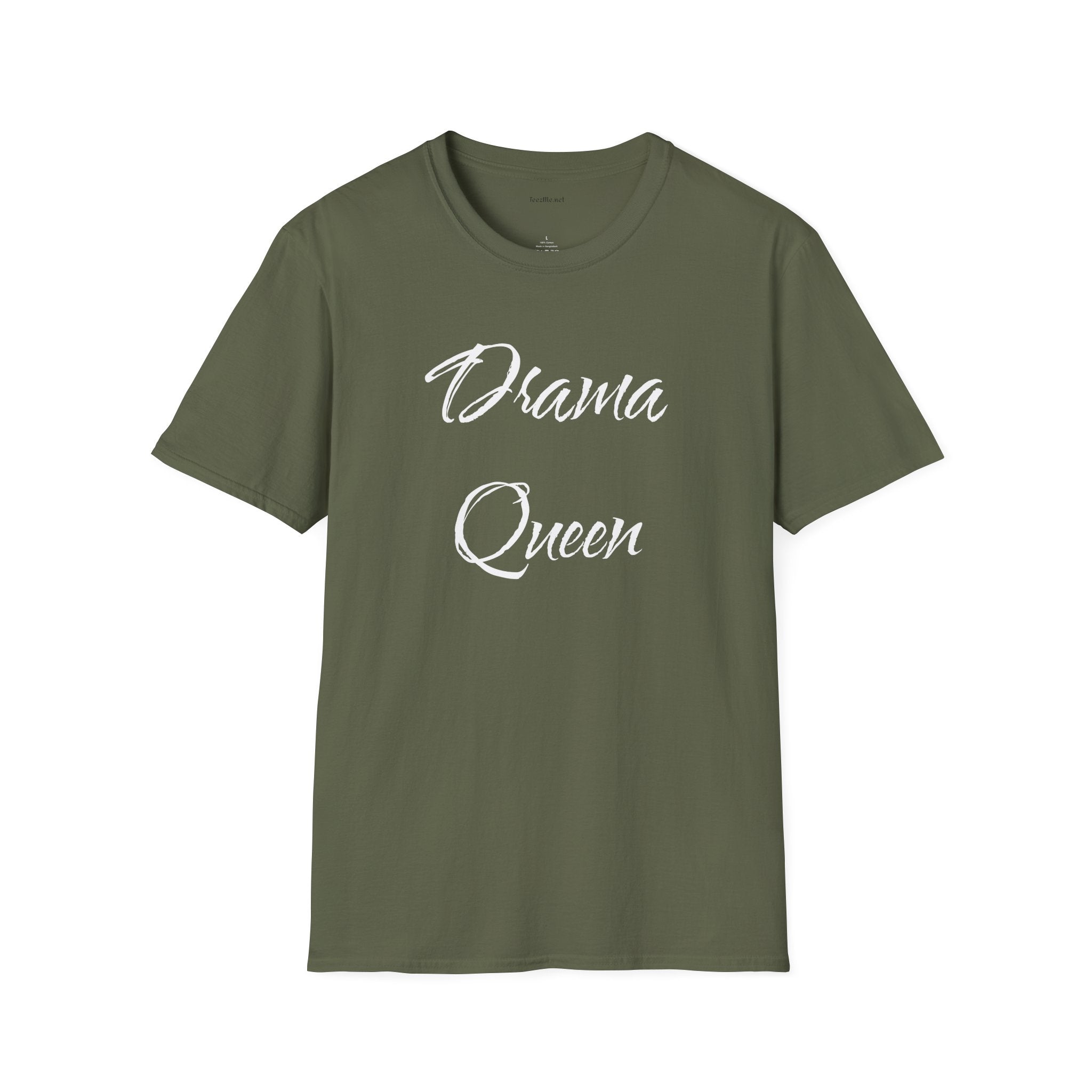Drama Queen Unisex Softstyle T-Shirt 100% Cotton Graphic