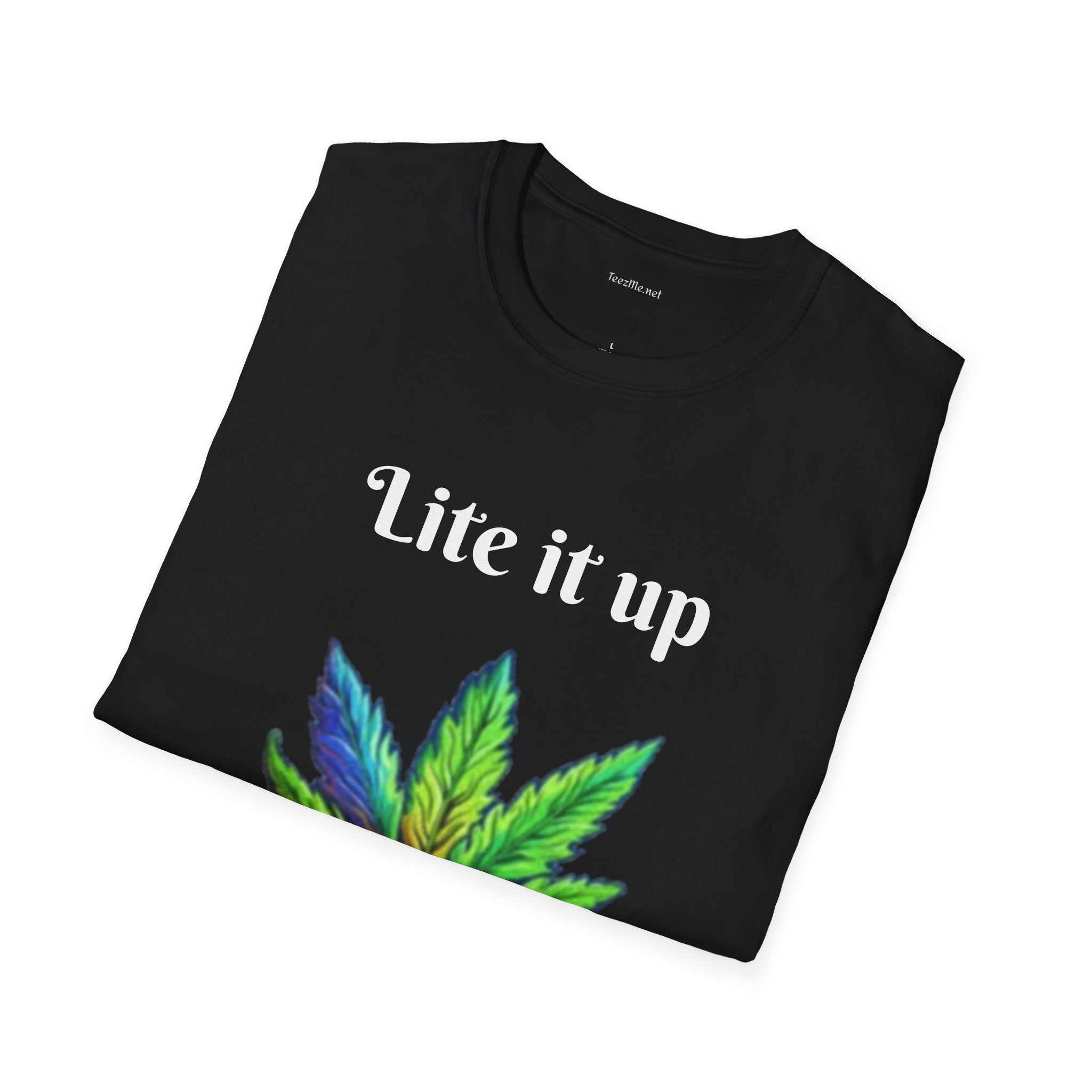 Lite it up - Unisex Softstyle T-Shirt 100% Cotton Graphic