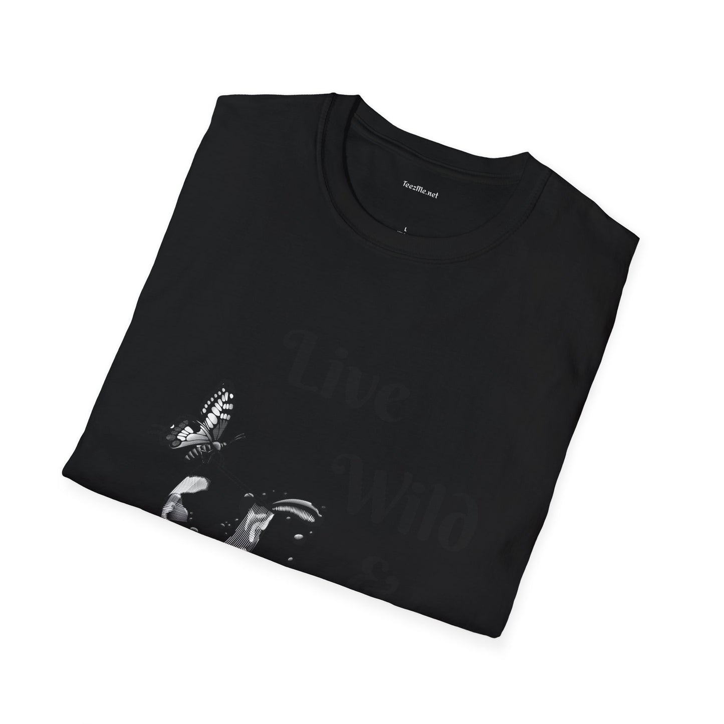 Live Wild & Free -  Unisex Softstyle T-Shirt 100% Cotton Graphic