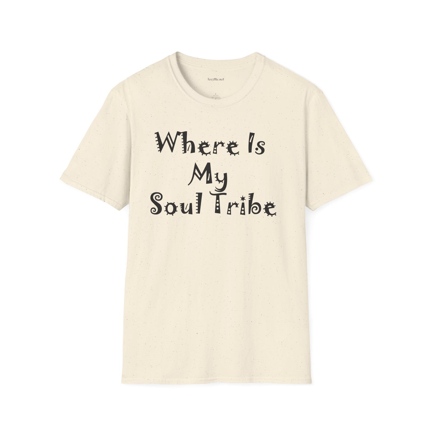 Where Is My Soul Tribe 03 Unisex Soft Style T-Shirt 100% Cotton Graphic