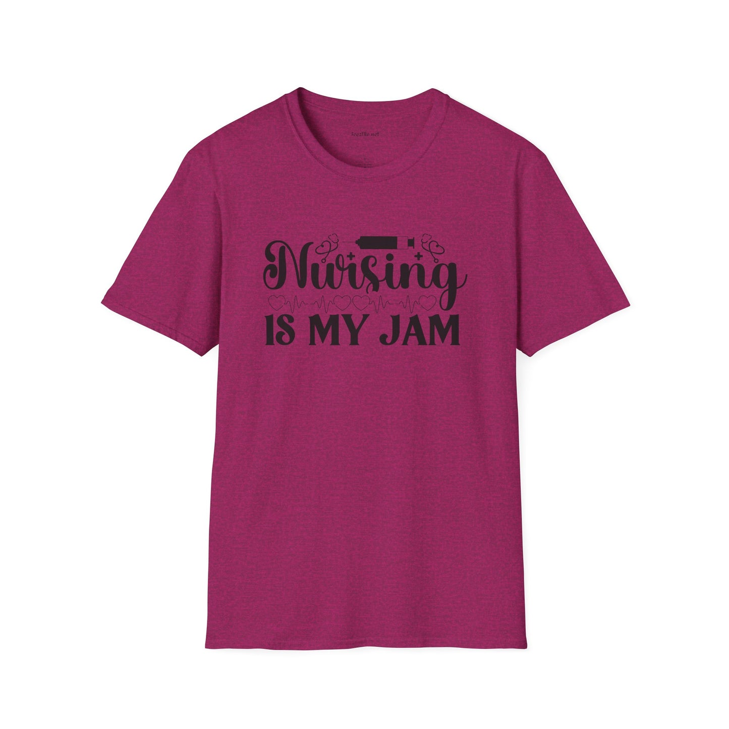Nursing is my Jam Unisex Softstyle T-Shirt 100% Cotton Graphic