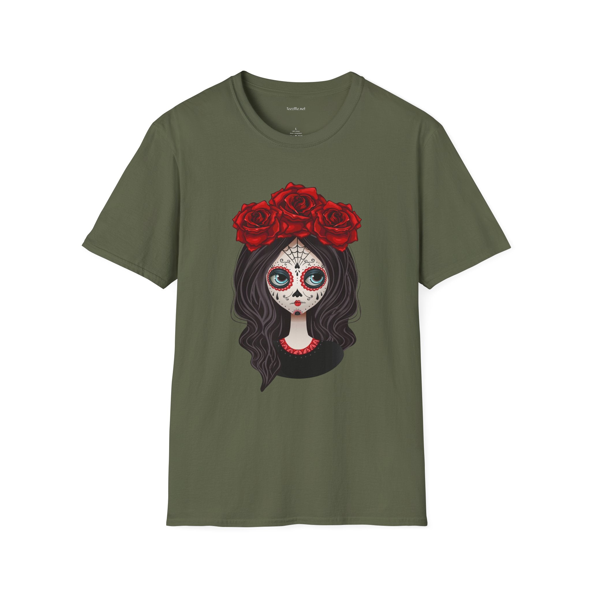 Zombie Girl - Unisex Softstyle T-Shirt 100% Cotton Graphic