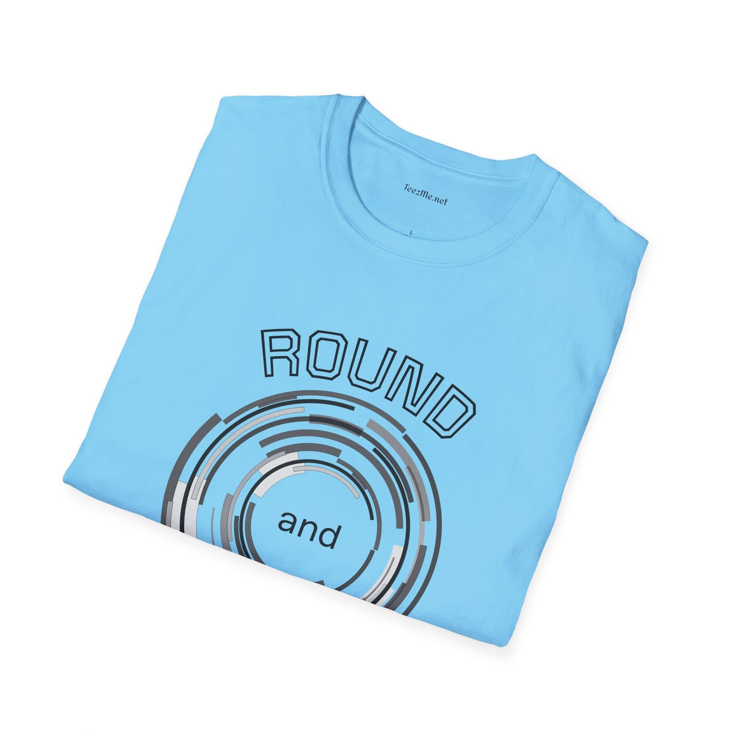 Round and Round - Unisex Softstyle T-Shirt 100% Cotton Graphic