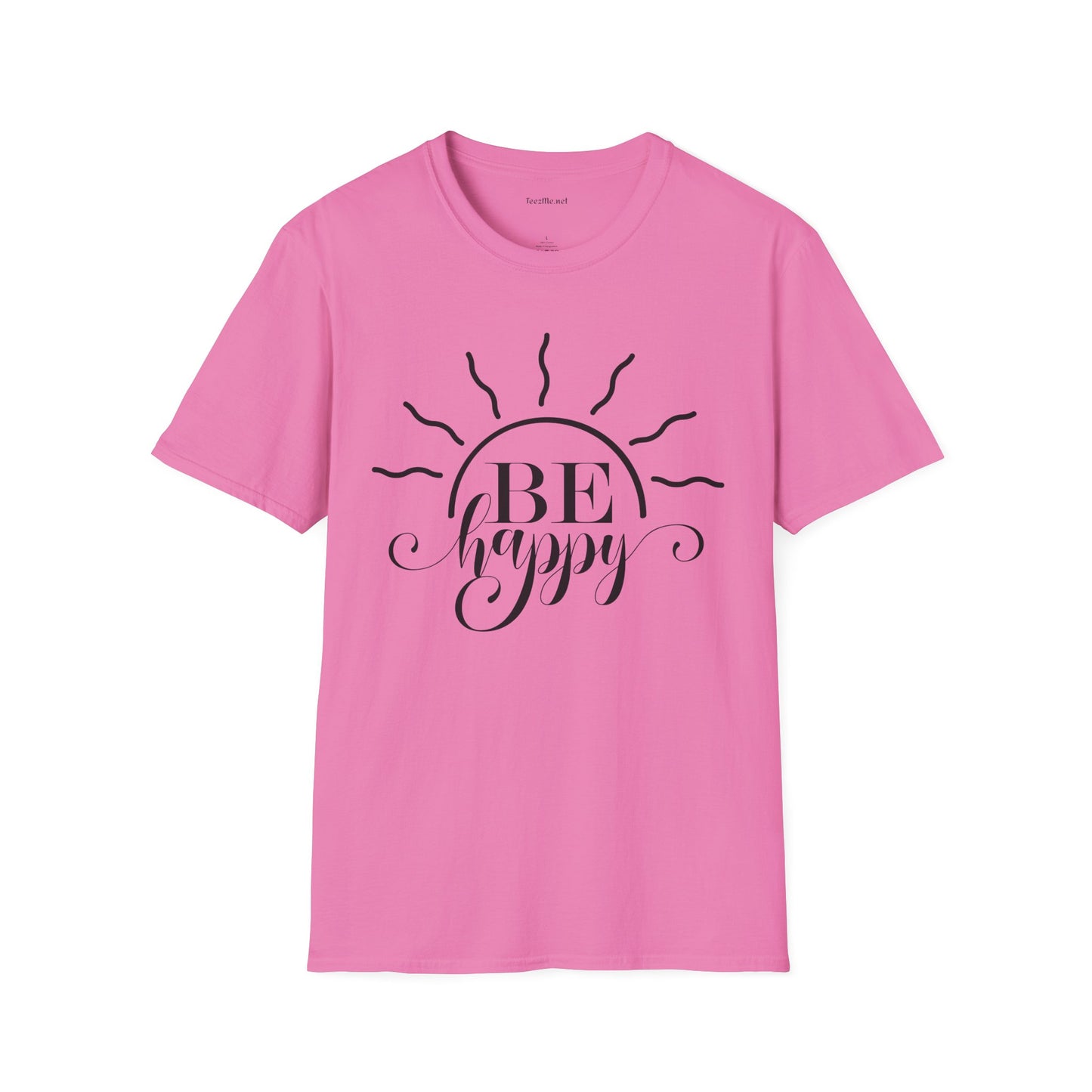 Be Happy Unisex Softstyle T-Shirt 100% Cotton