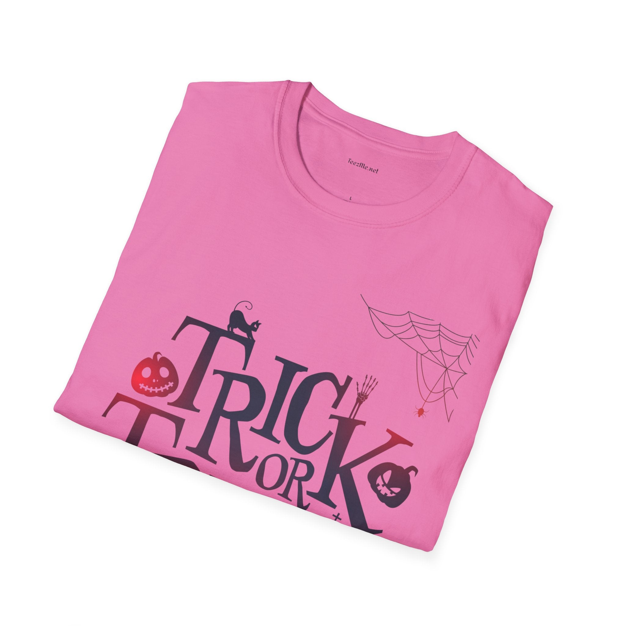 Trick or Treat - Unisex Softstyle T-Shirt 100% Cotton Graphic