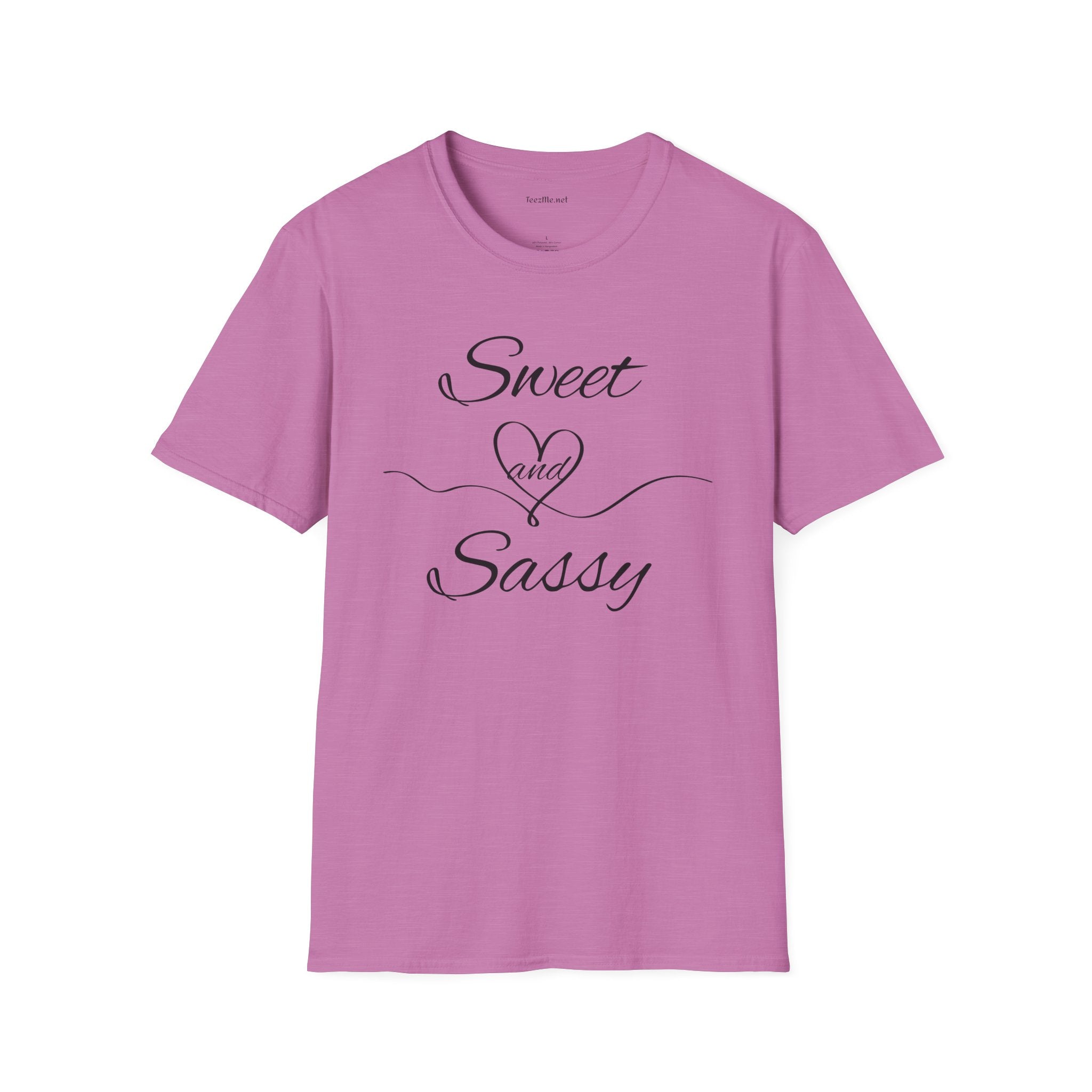Sweet and Sassy - Unisex Softstyle T-Shirt 100% Cotton Graphic
