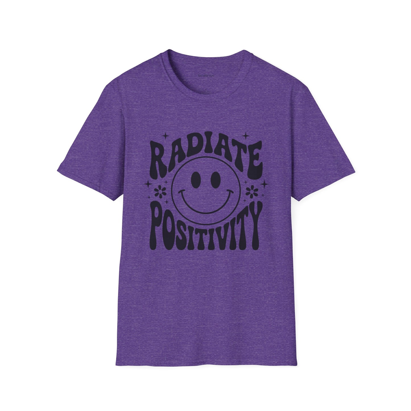 Radiate Positivity :) 02 Unisex Soft Style T-Shirt 100% Cotton Graphic