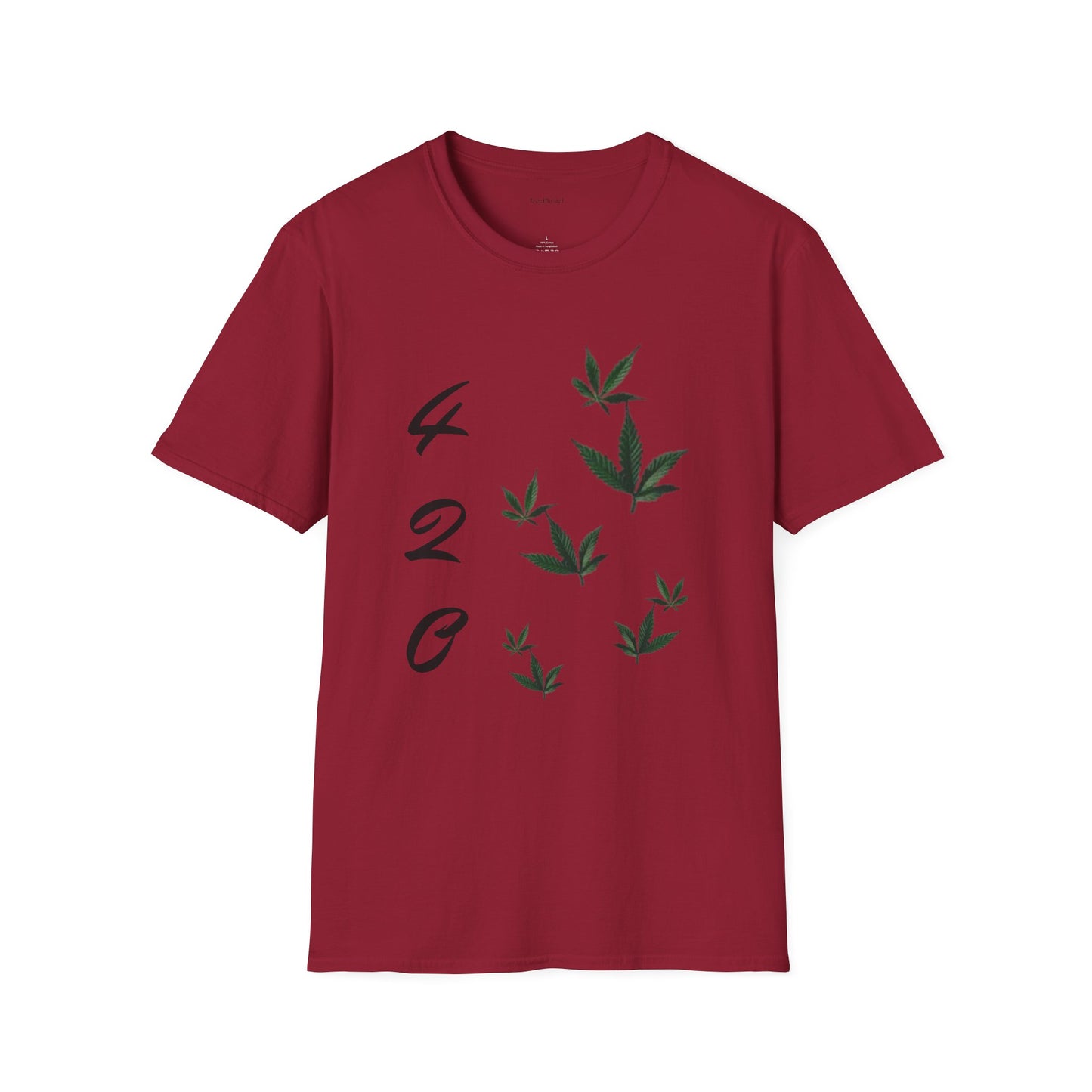 420 - Unisex Softstyle T-Shirt 100% Cotton Graphic #weed #cannabis