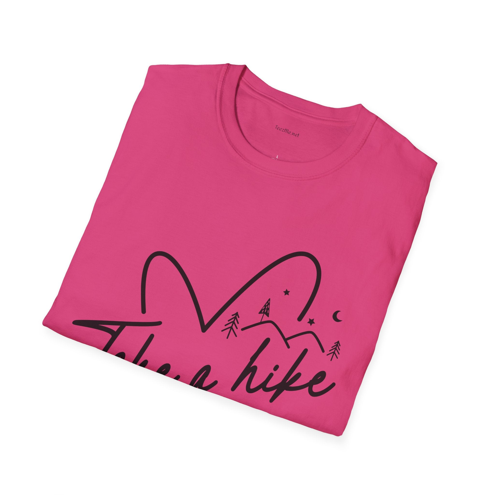 Take a Hike (black) - Unisex Softstyle T-Shirt 100% Cotton Graphic