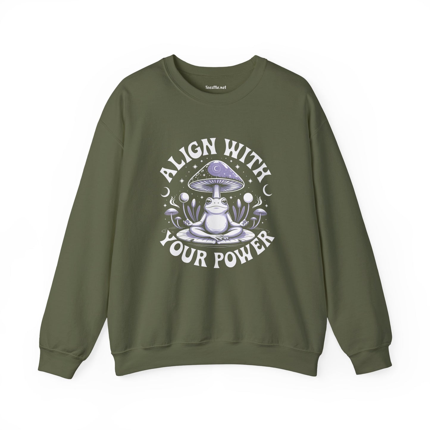 Align With Your Power Frog Unisex Heavy Blend™ Crewneck Sweatshirt