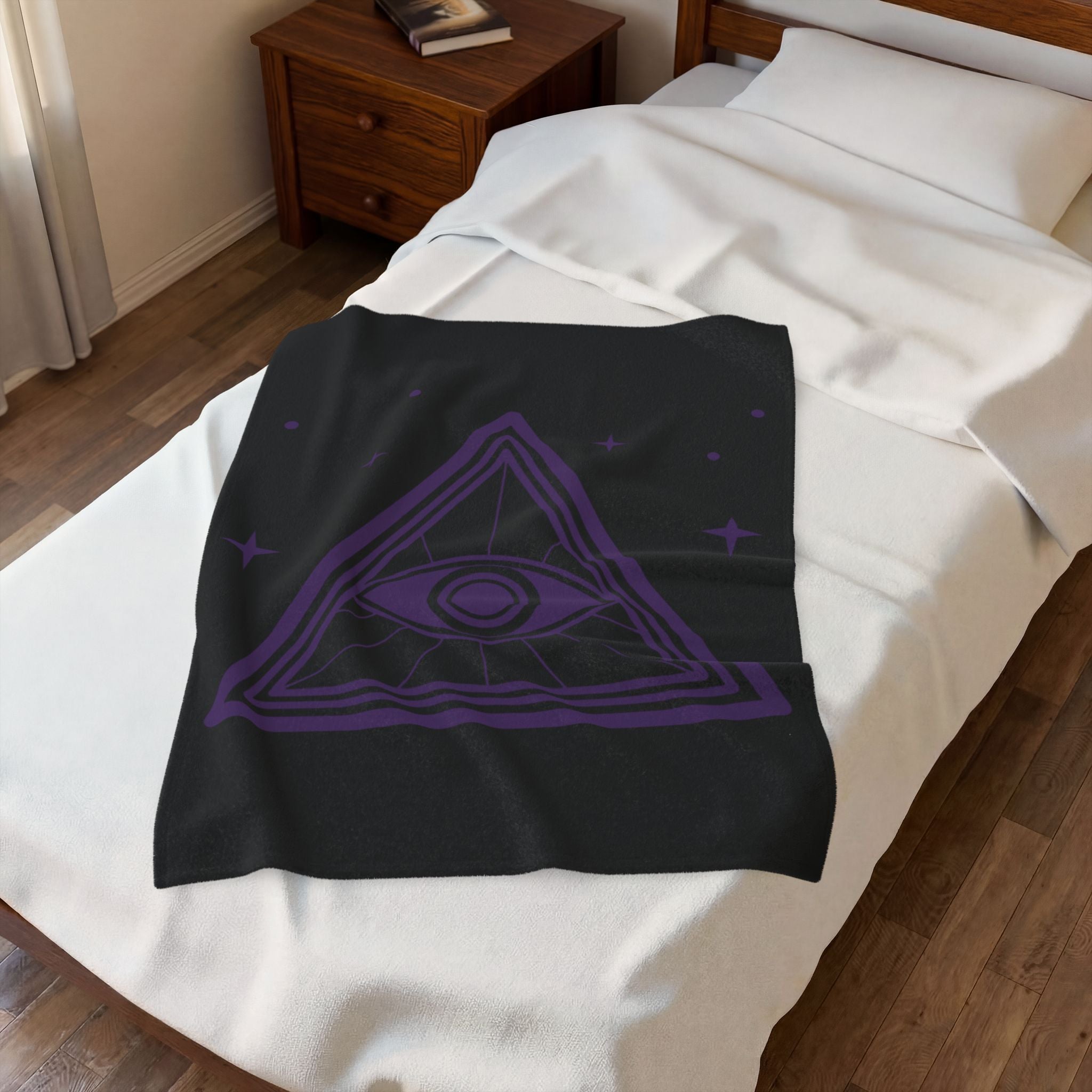 Protective Eye Velveteen Plush Blanket