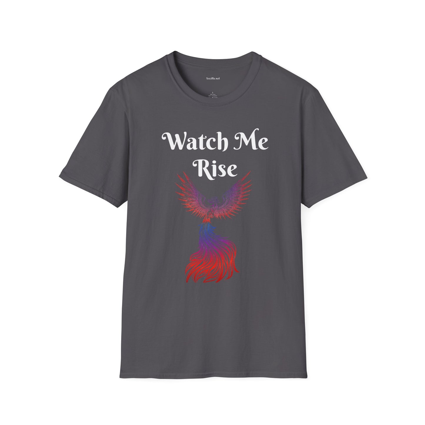 Watch Me Rise - Unisex Softstyle T-Shirt 100% Cotton Graphic