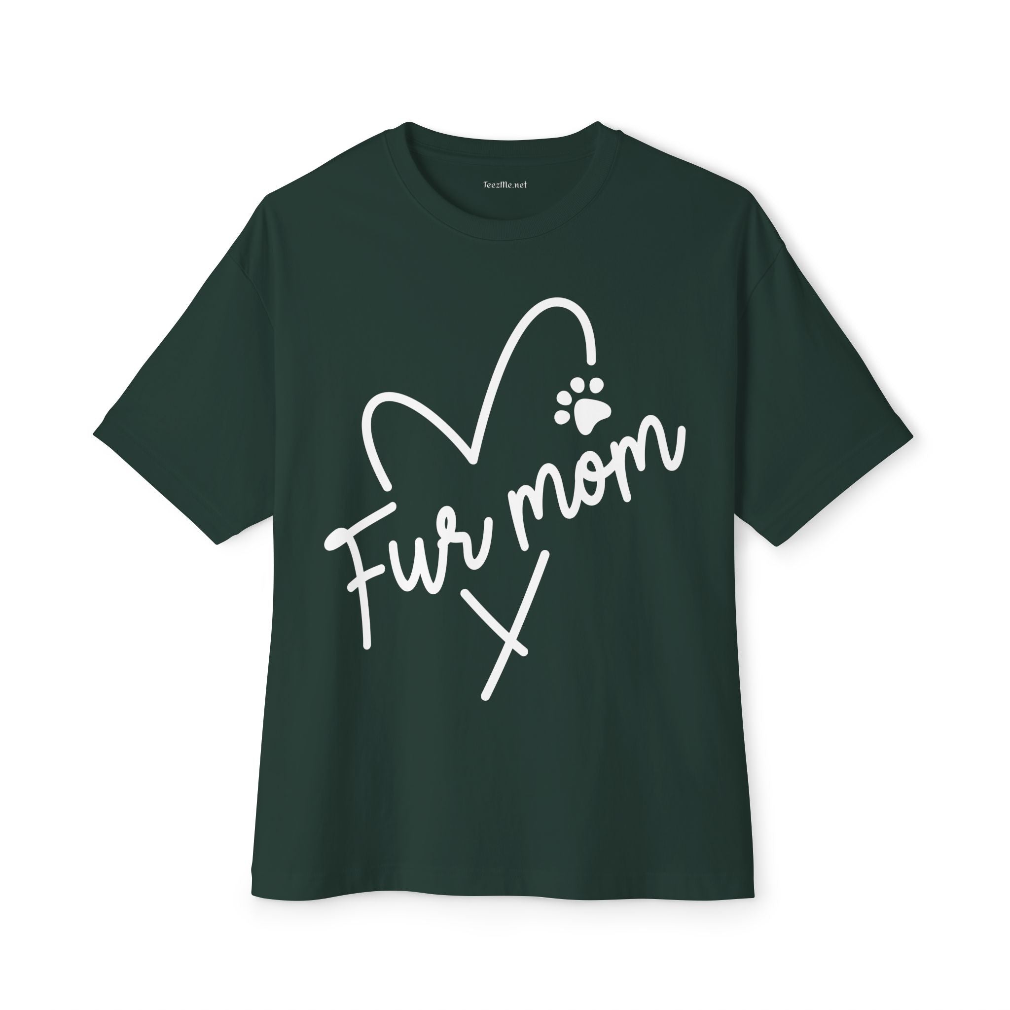 Fur Mom 01 Unisex Oversized Boxy Tee
