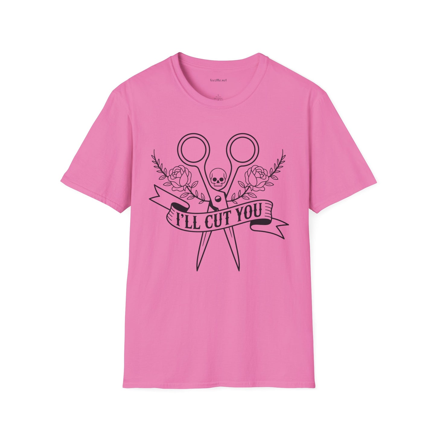 I'll Cut You Hairstylist Love Unisex Softstyle T-Shirt 100% Cotton Graphic