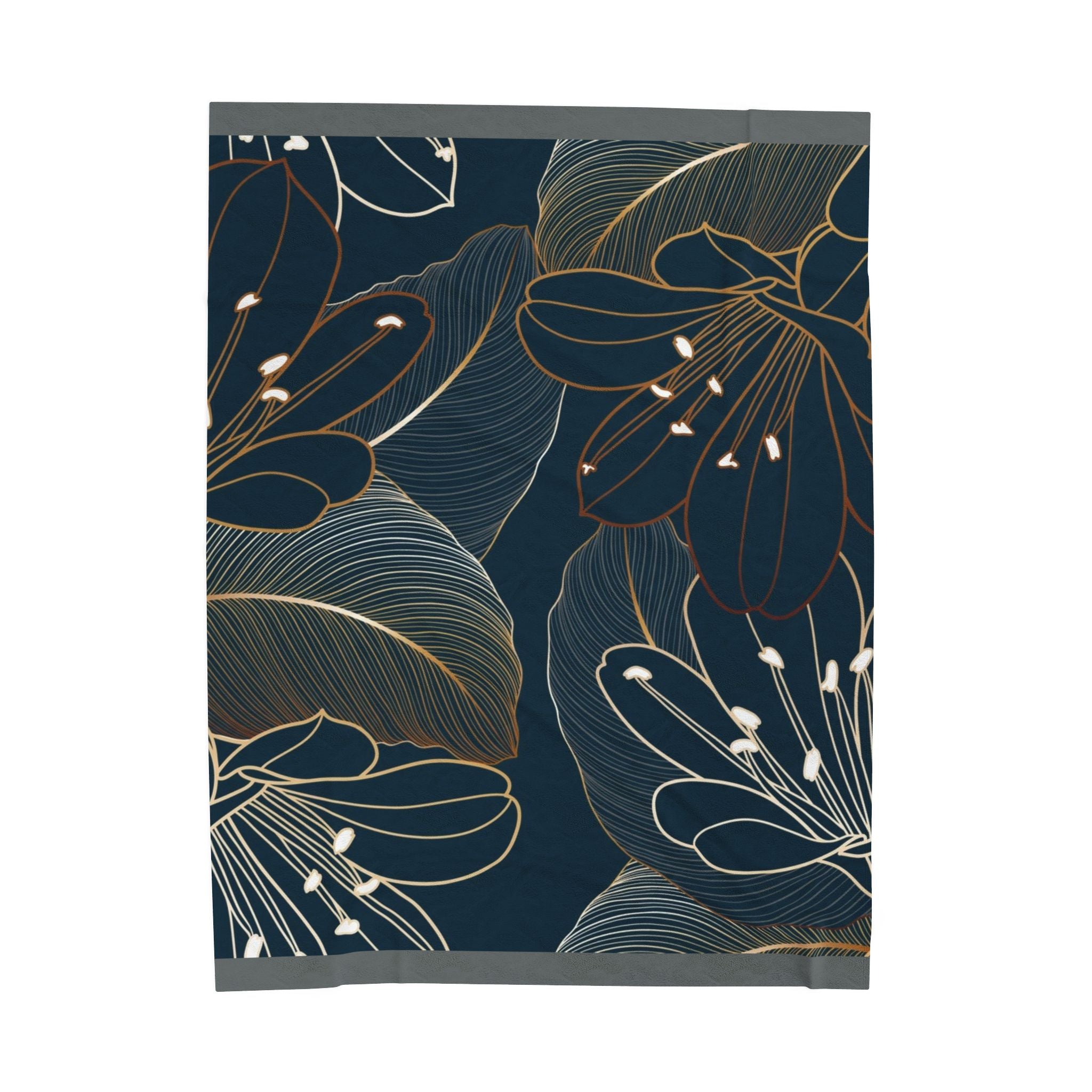 Tropical Escape Velveteen Plush Blanket
