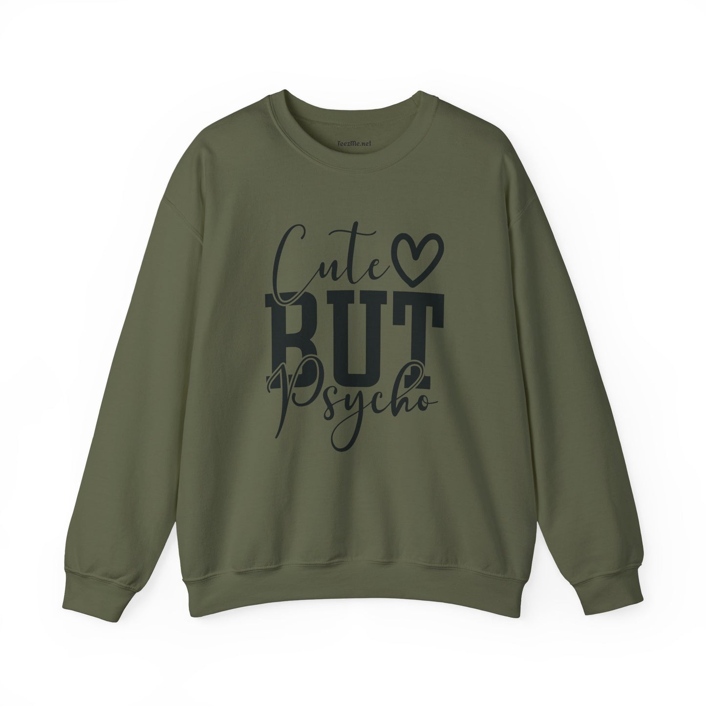 Cute but Psycho Unisex Heavy Blend™ Crewneck Sweatshirt Inspirational