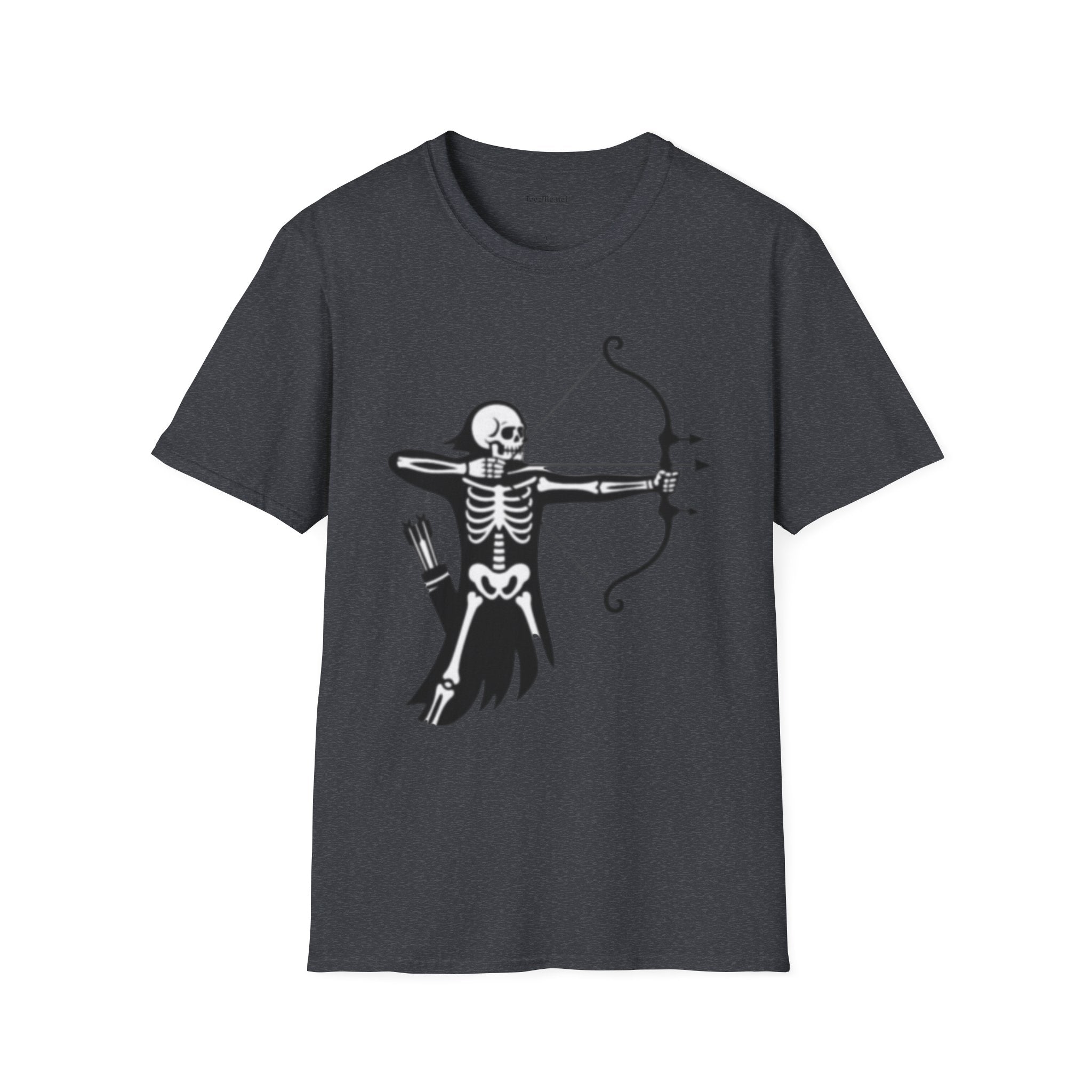 Skeleton Archer Unisex Softstyle T-Shirt 100% Cotton Graphic